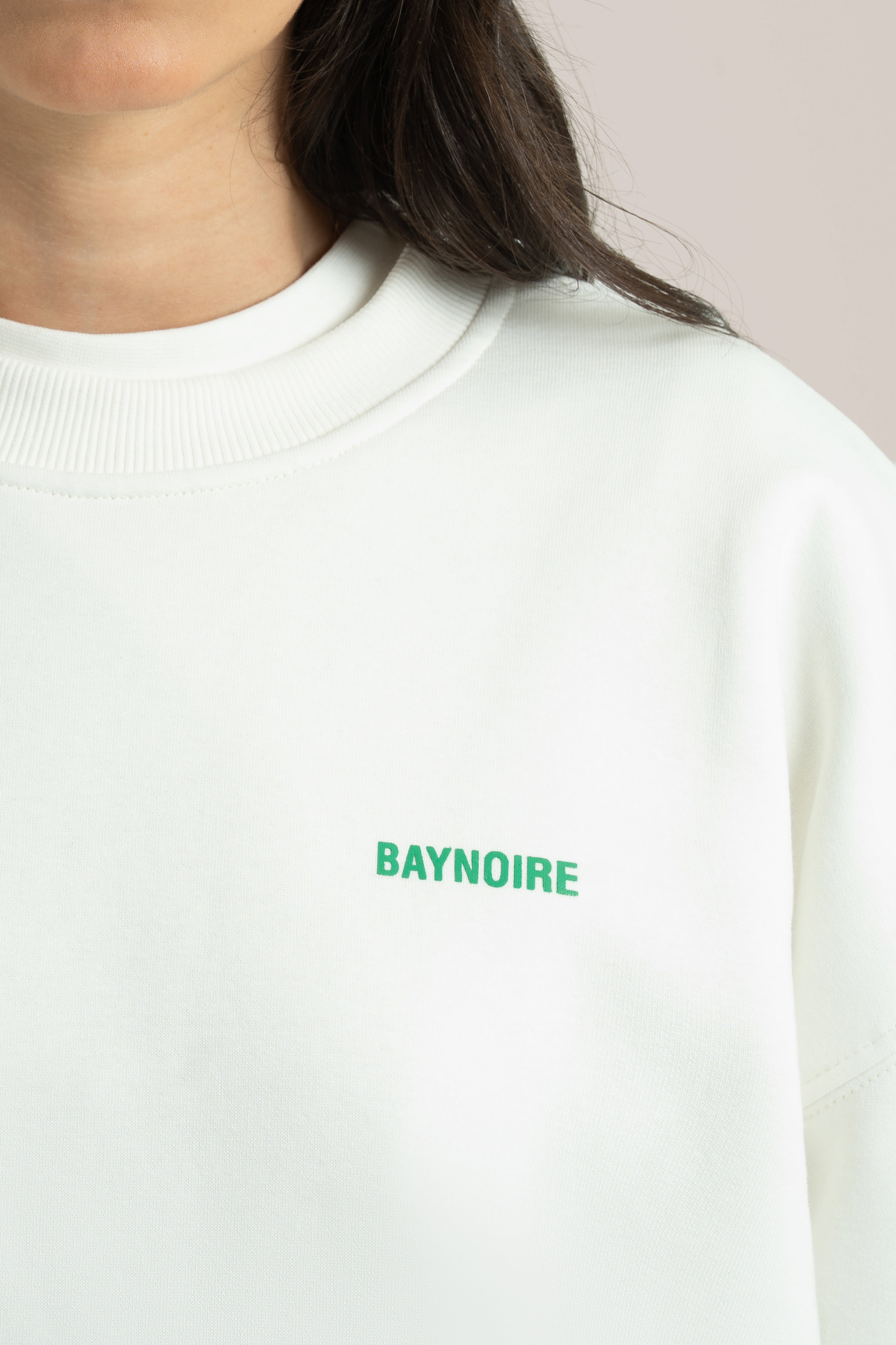 White Logo II PL Oversized Sweatshirt