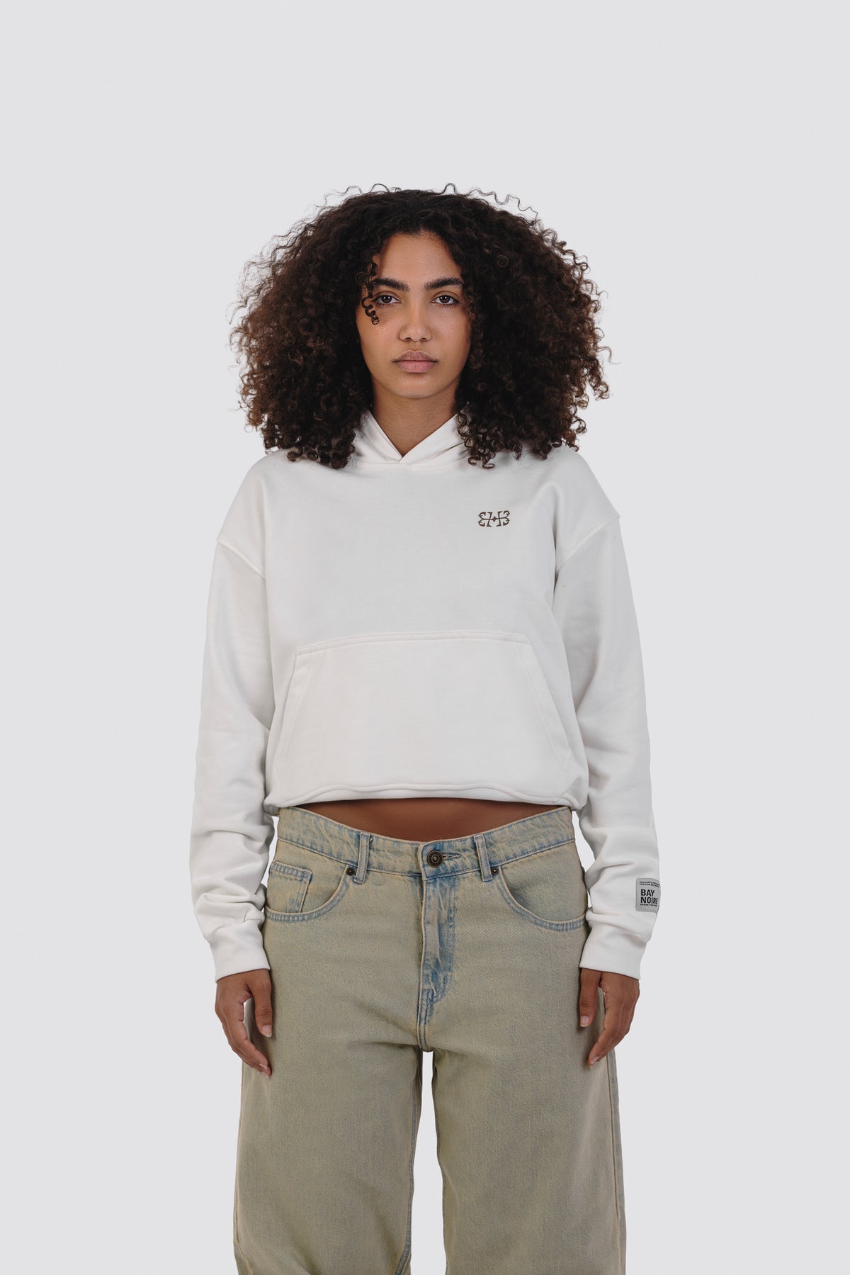 04X Boxy White 2X Monogram Hoodie