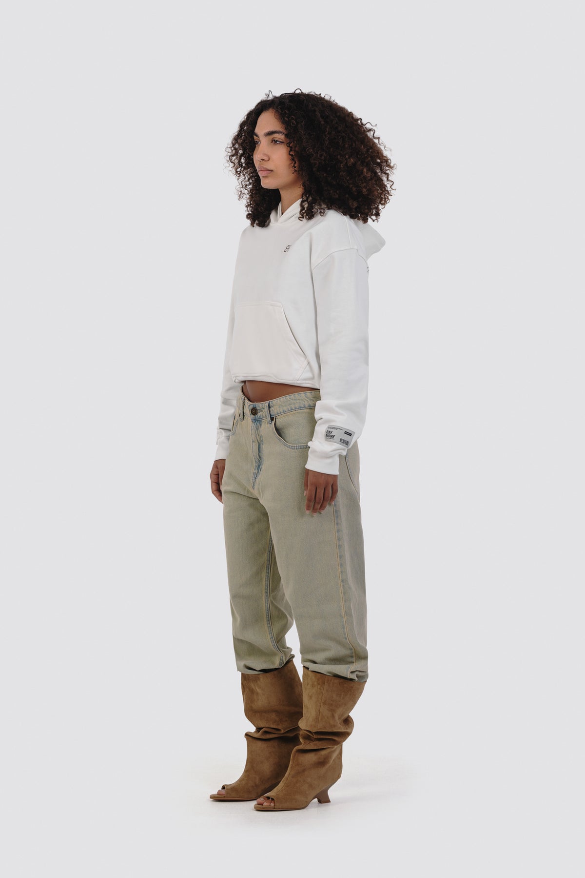 04X Boxy White 2X Monogram Hoodie