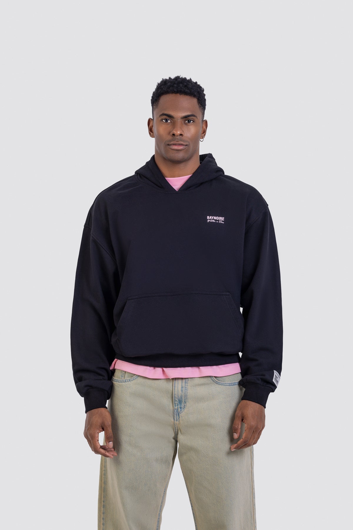 04X Boxy Black WIT Hoodie