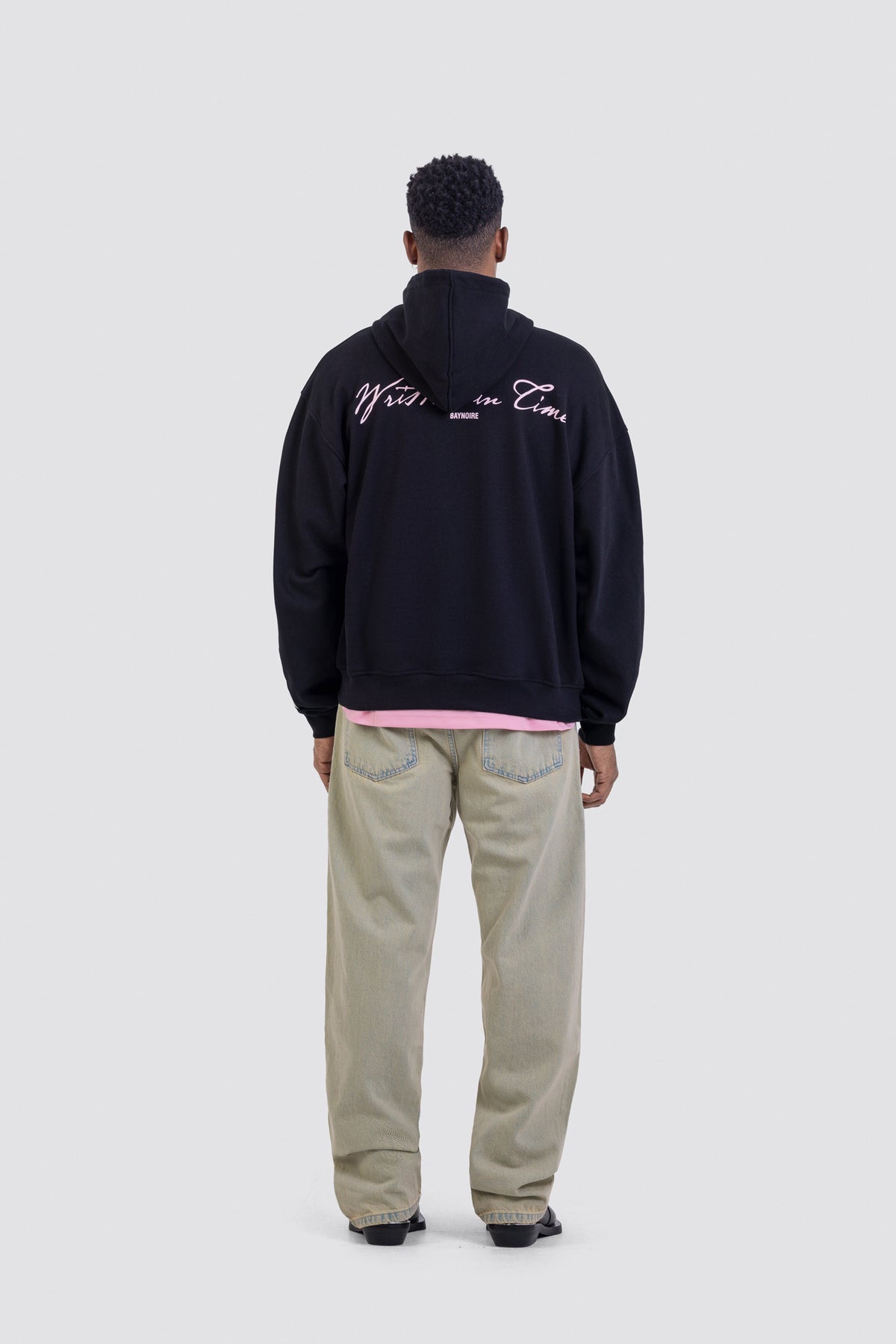 04X Boxy Black WIT Hoodie