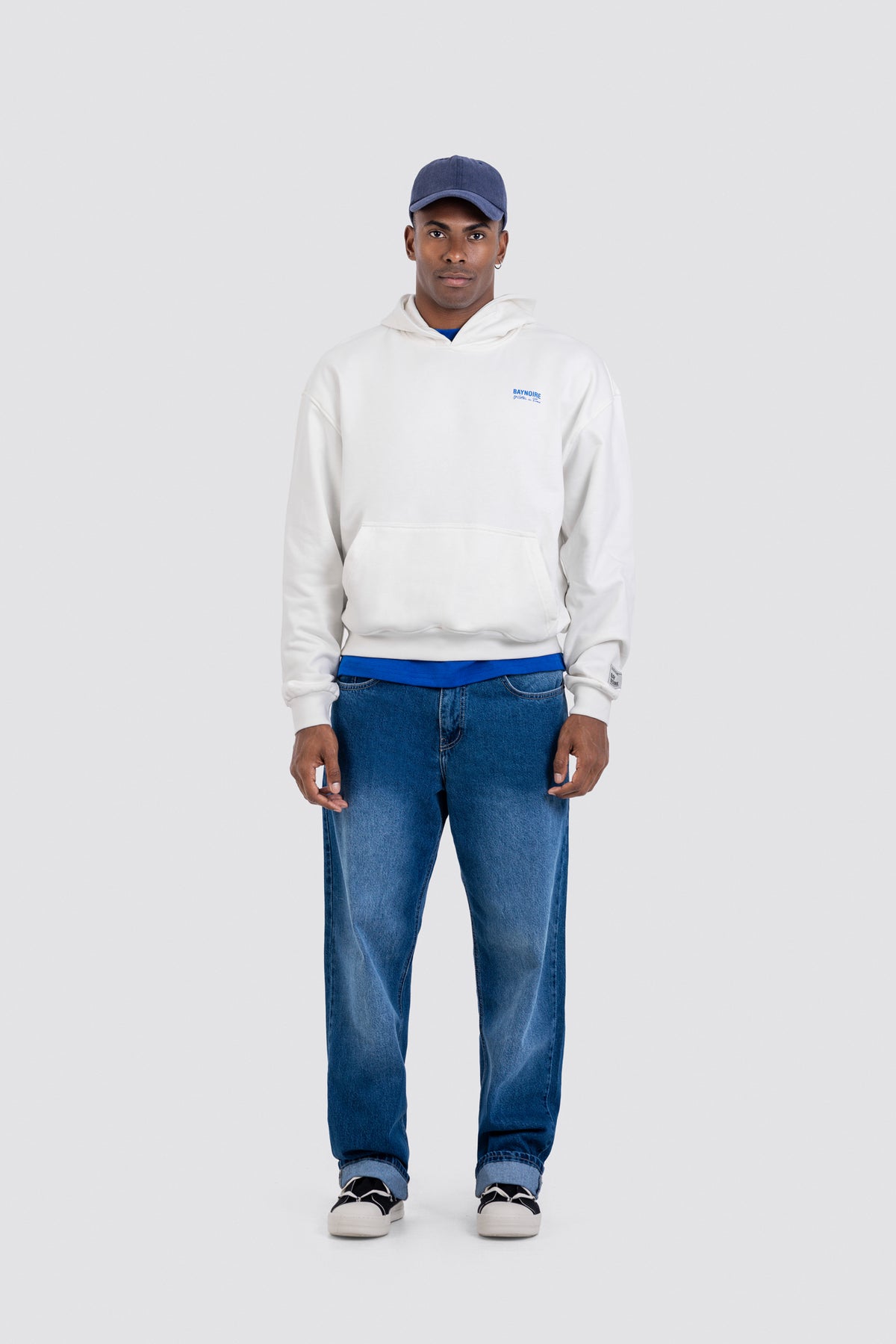 04X Boxy White WIT Hoodie