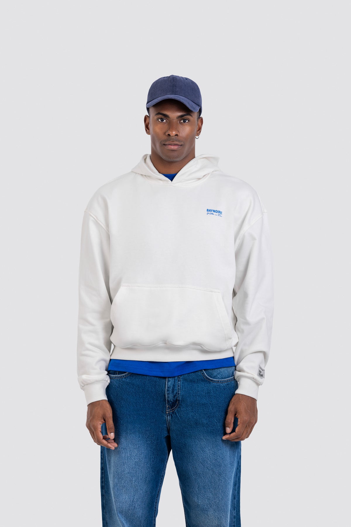 04X Boxy White WIT Hoodie