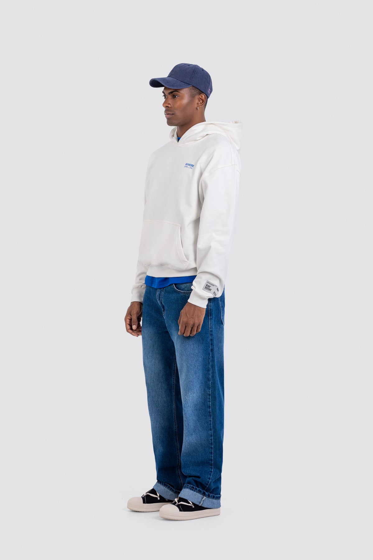 04X Boxy White WIT Hoodie