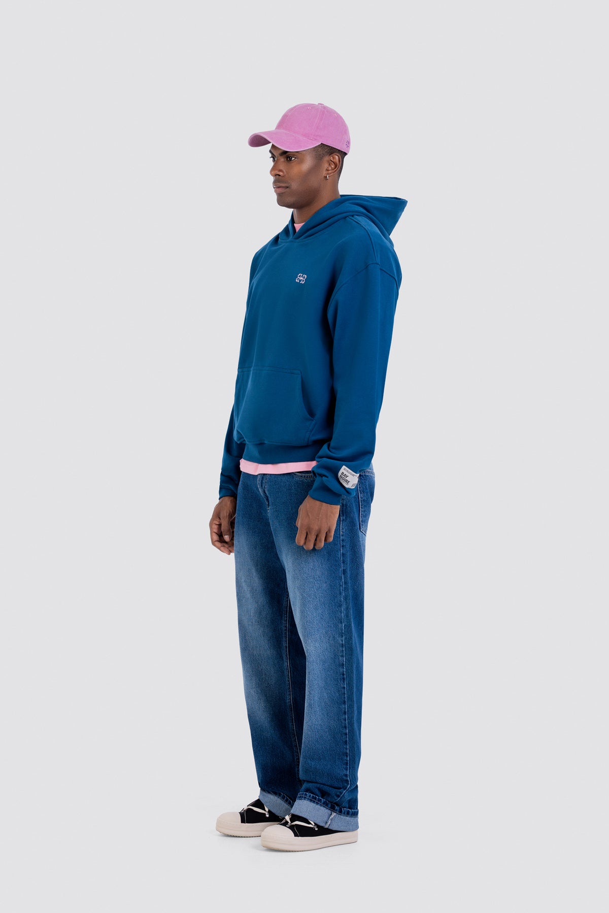 04X Boxy Blue 2X Monogram Hoodie