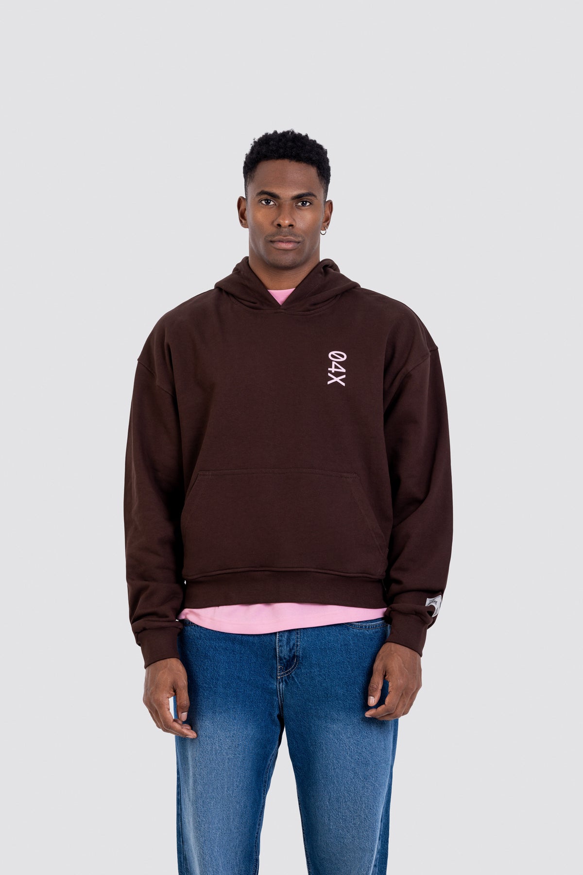04X Boxy Brown Vertical 04X Hoodie