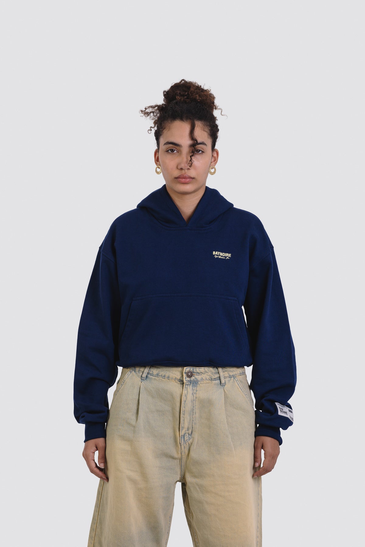 04X Boxy Navy KBF Hoodie