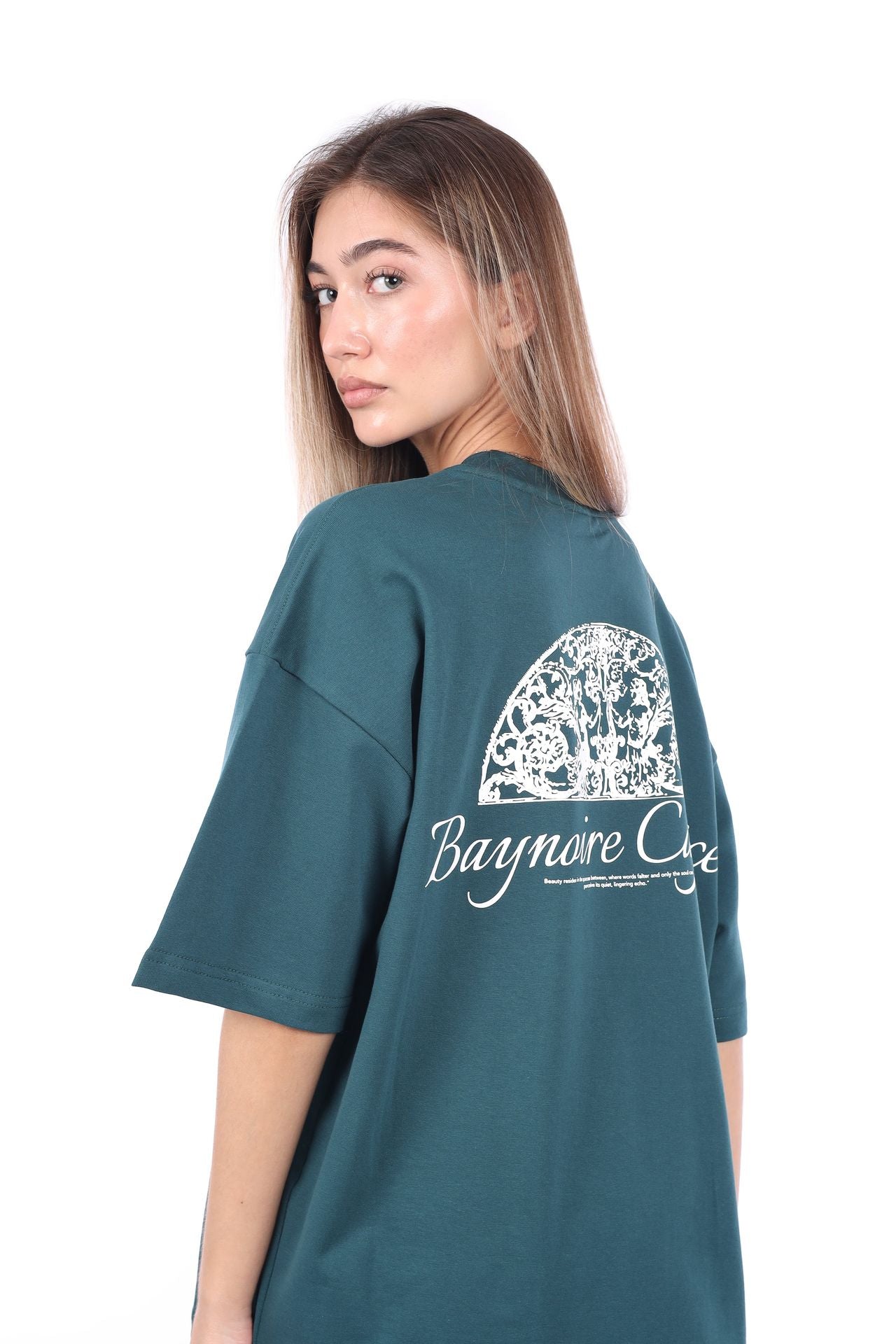 Teal Caprice Beauty Oversized T-shirt