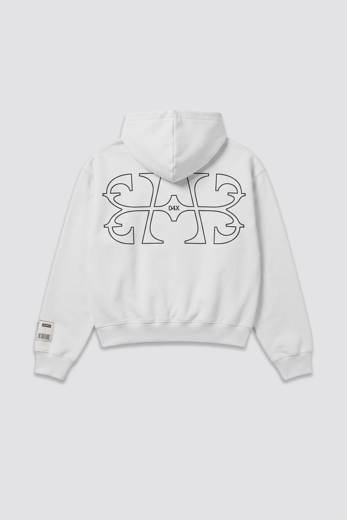 04X Boxy White 2X Monogram Hoodie