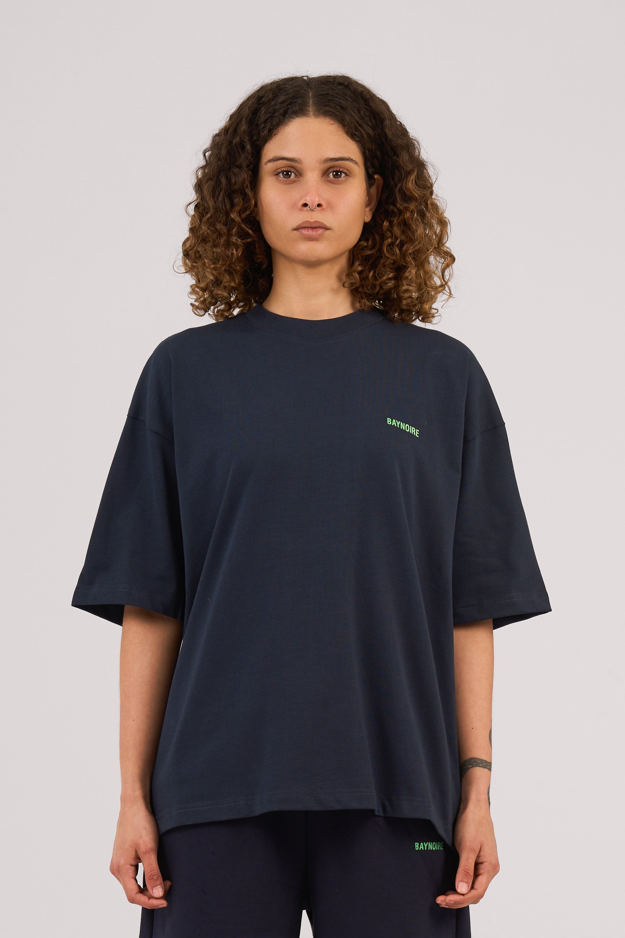 Navy Logo II PL Oversized T-shirt