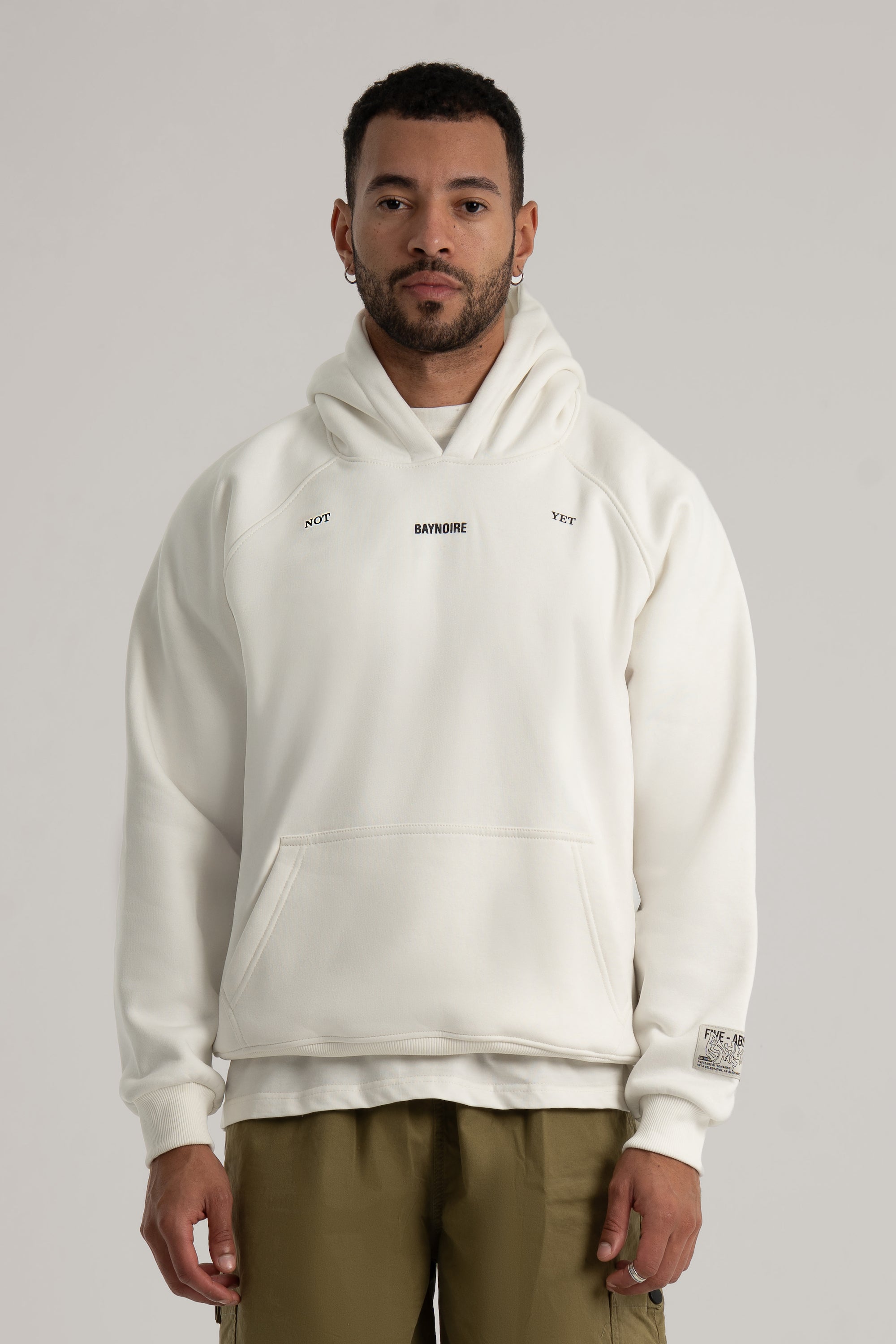 White BYN Internal Hoodie