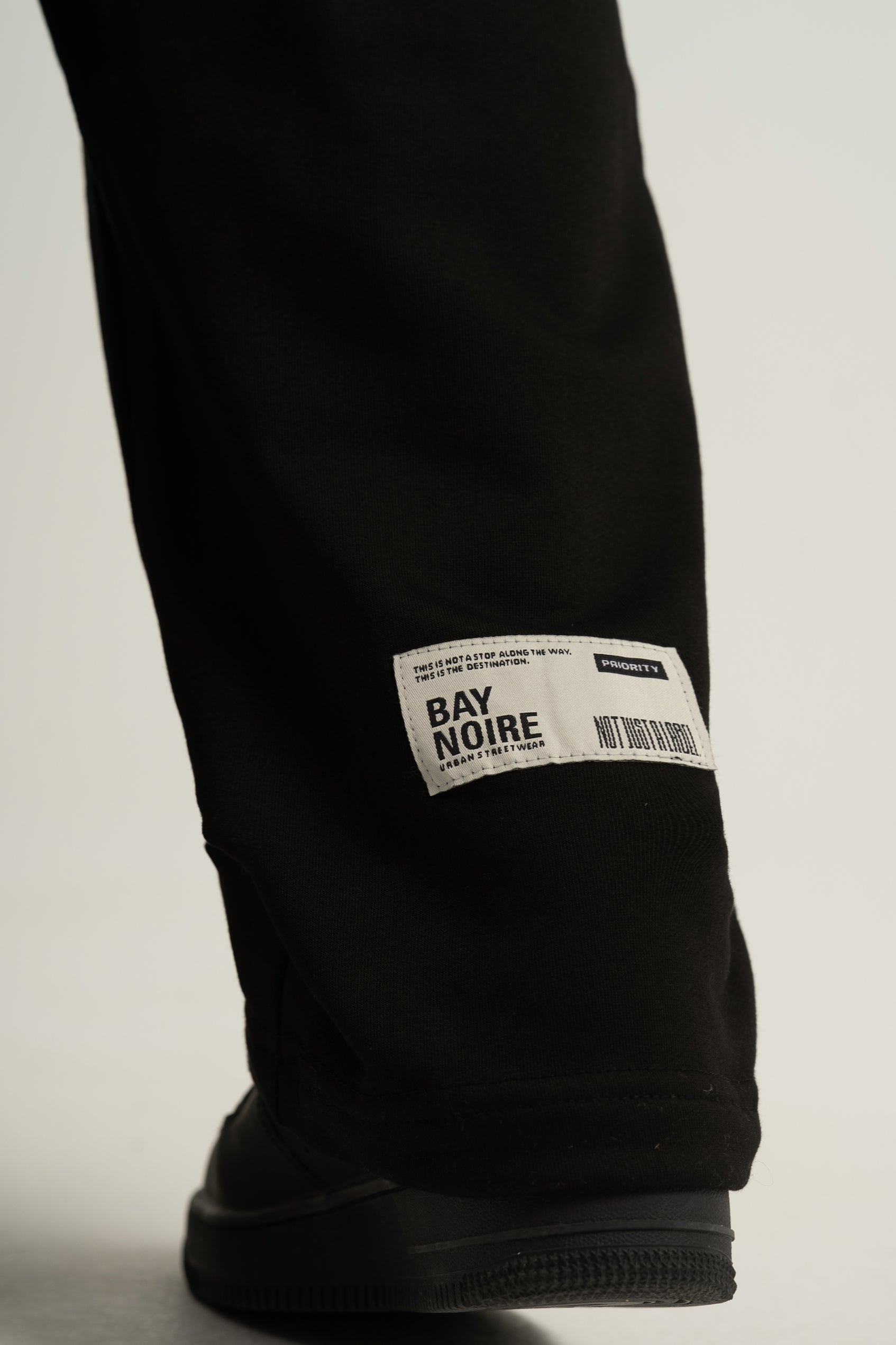 Black Wide Leg Sweatpants V3