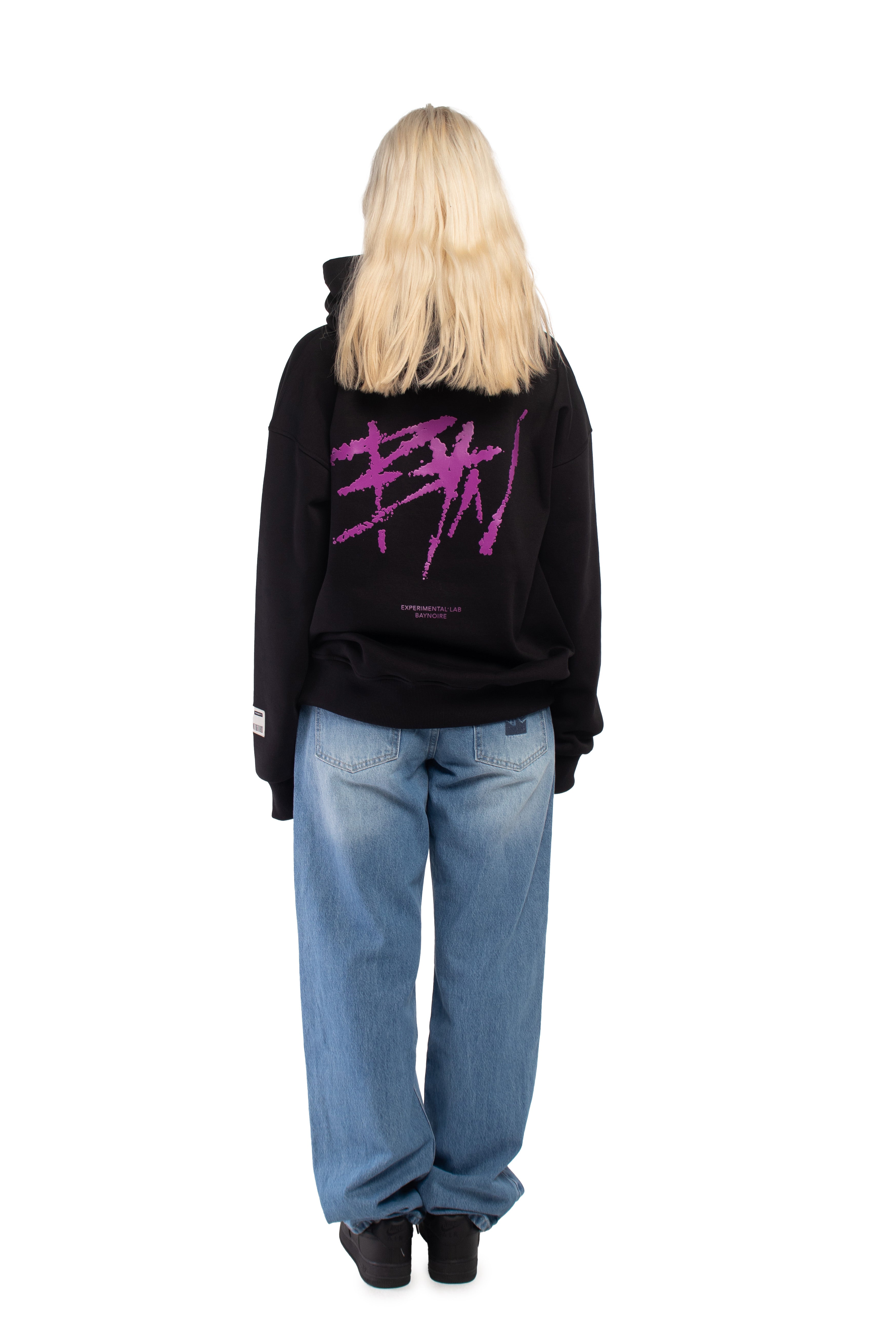 Black BYN EX Oversized Hoodie