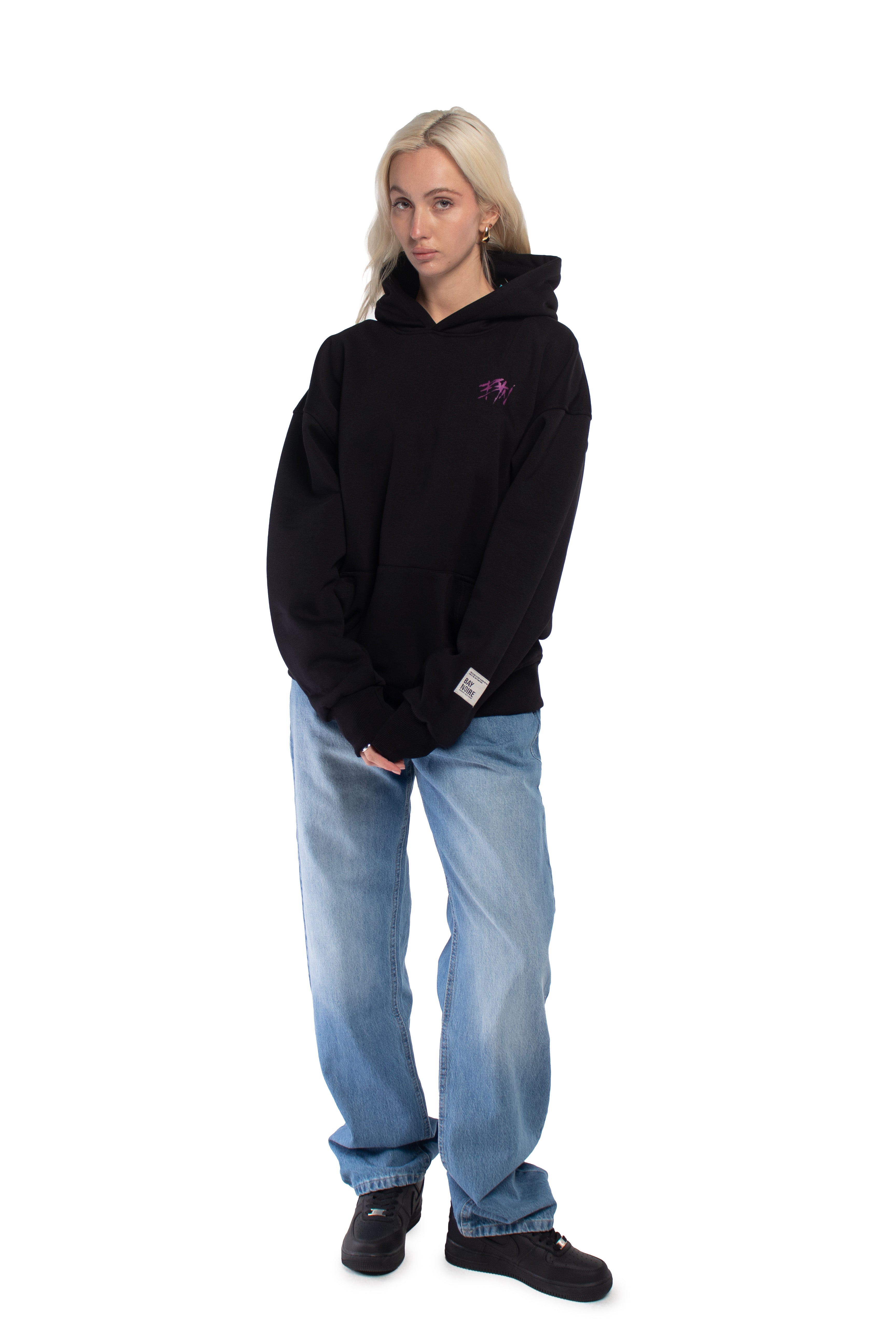 Black BYN EX Oversized Hoodie