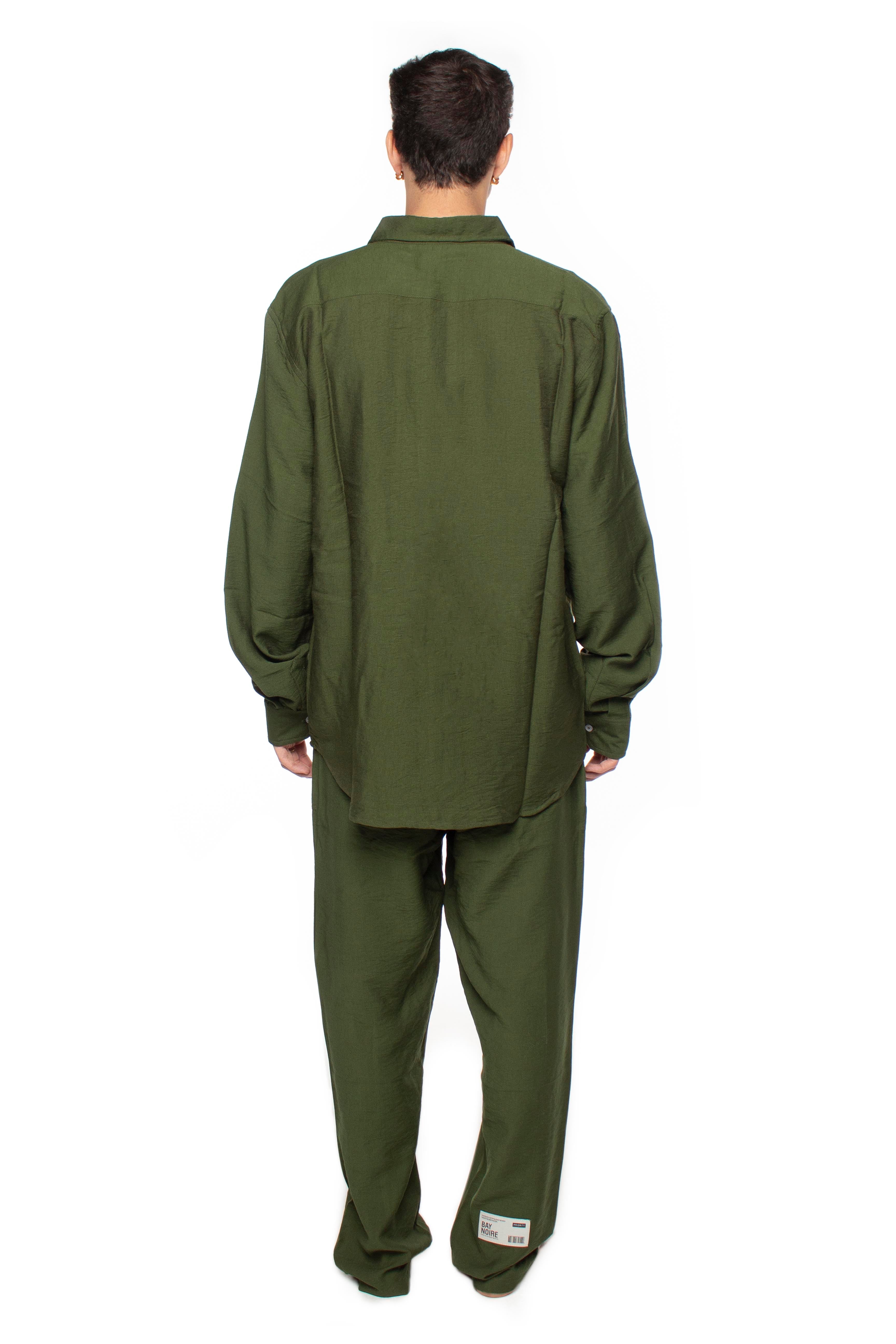 Olive Linen Pants V2