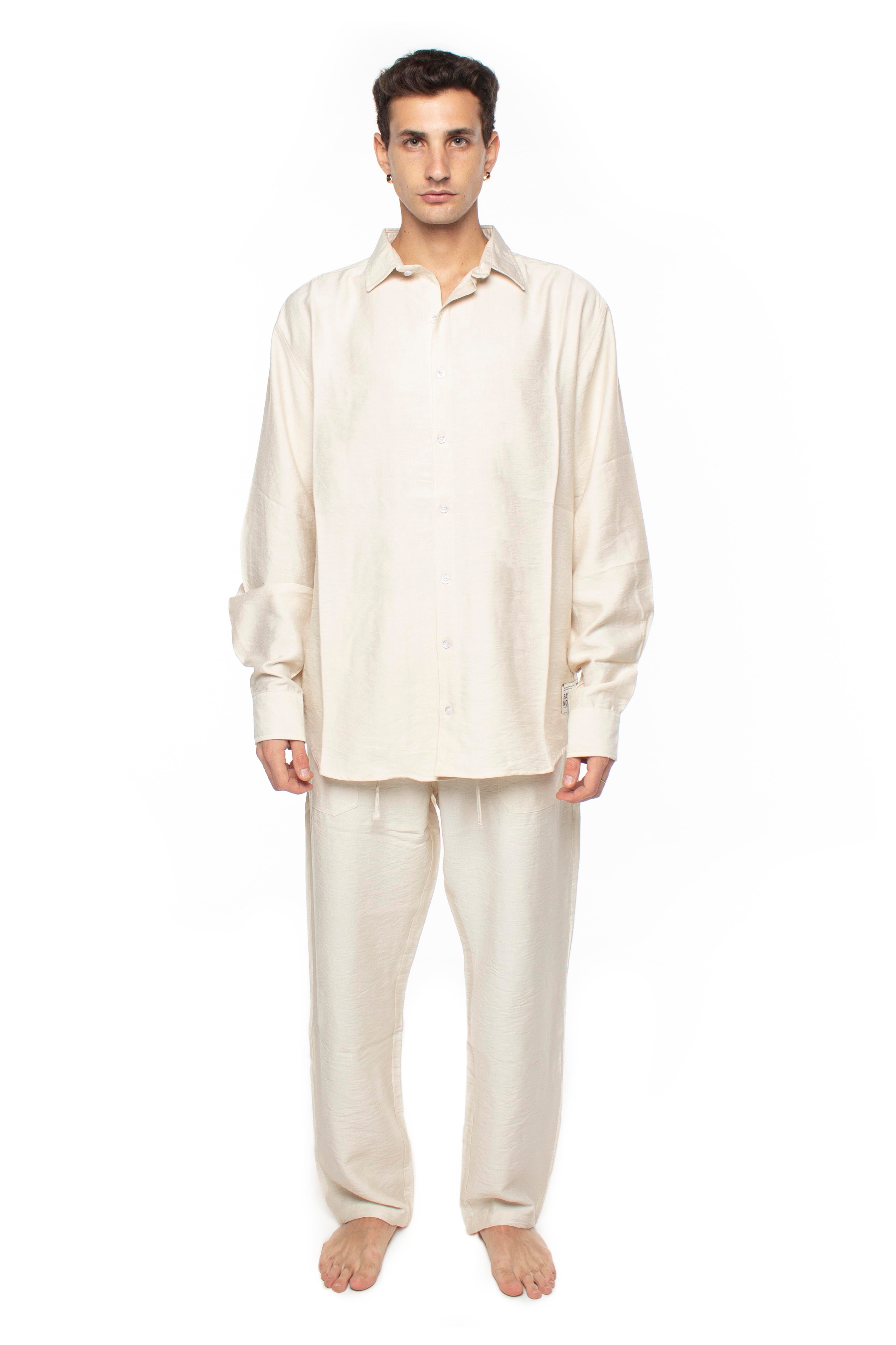 Light Beige Linen Pants V2