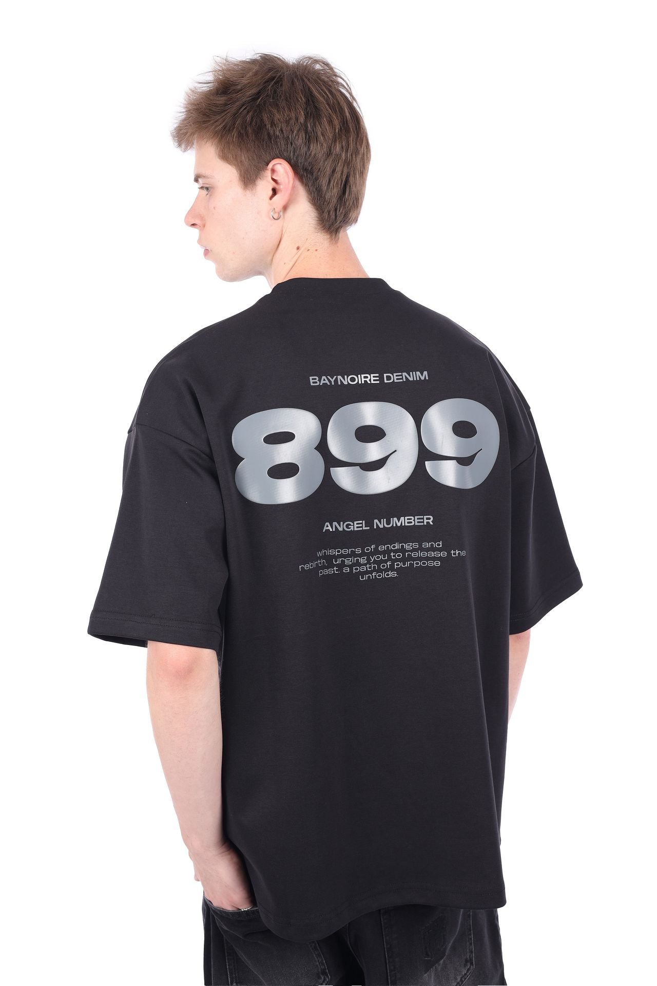 Black BD899 Oversized T-shirt