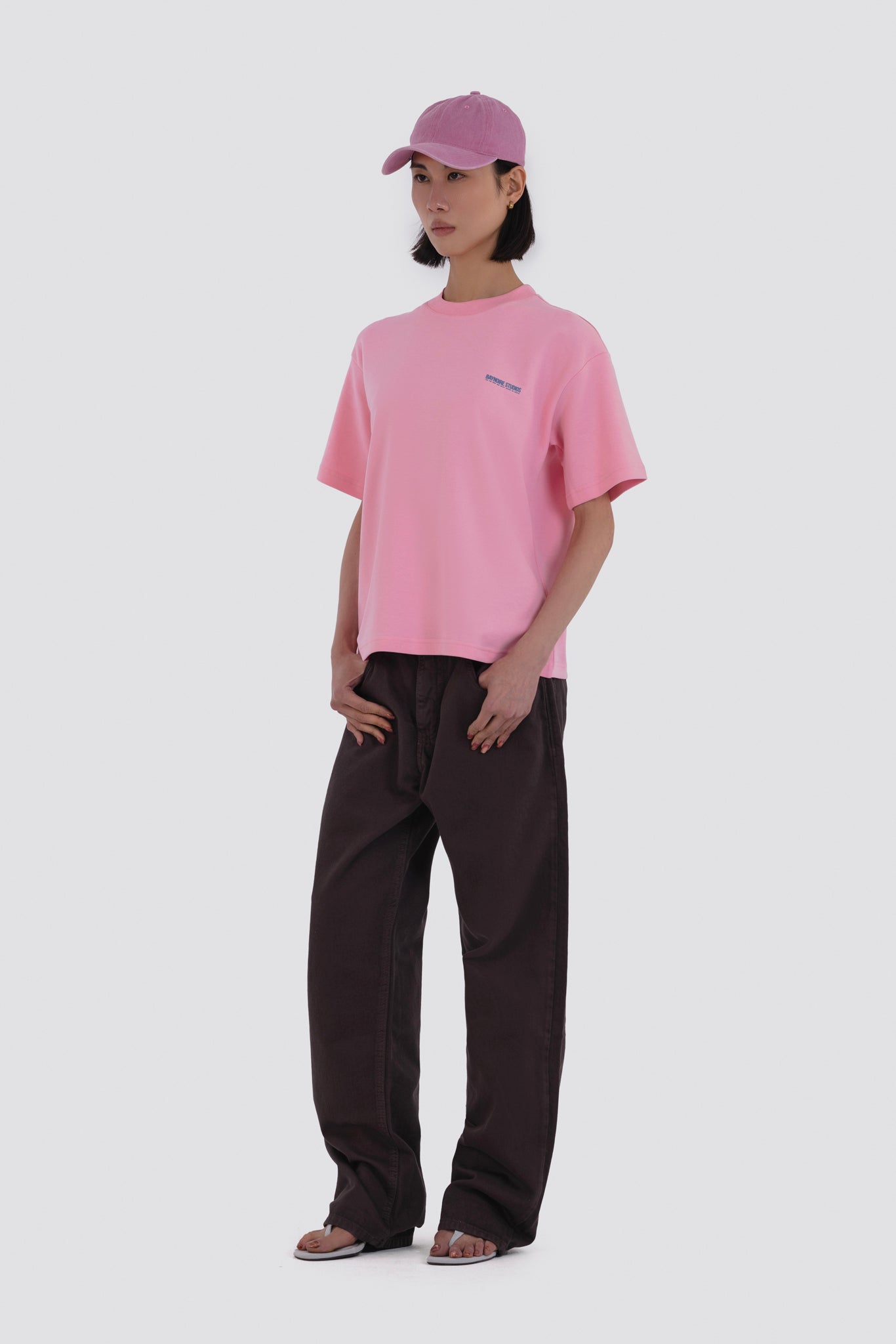 04X Oversized Pink Baynoire Studios E2 T-Shirt