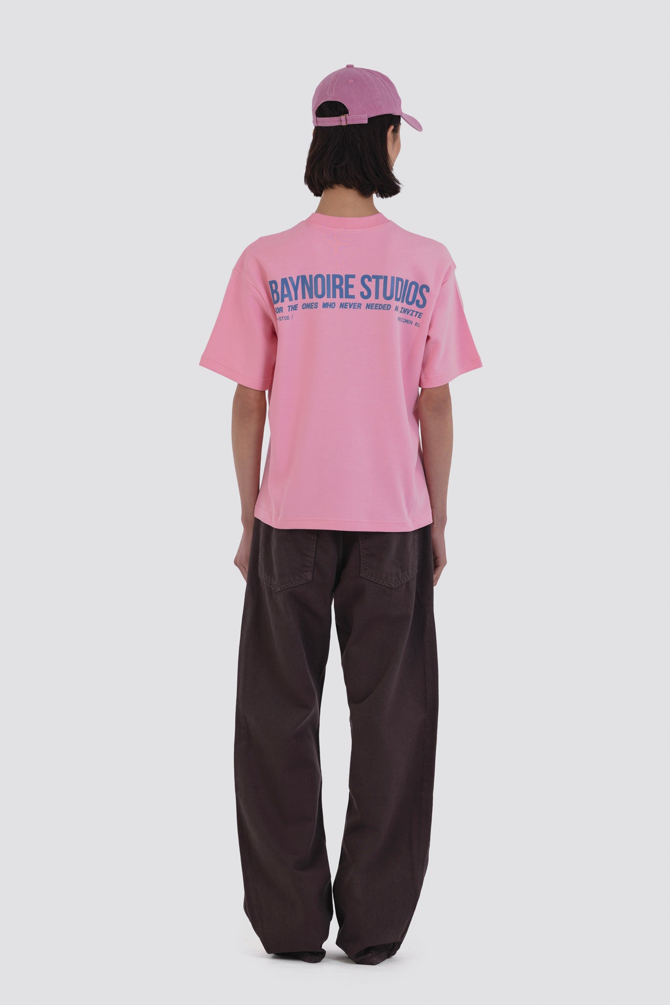 04X Oversized Pink Baynoire Studios E2 T-Shirt