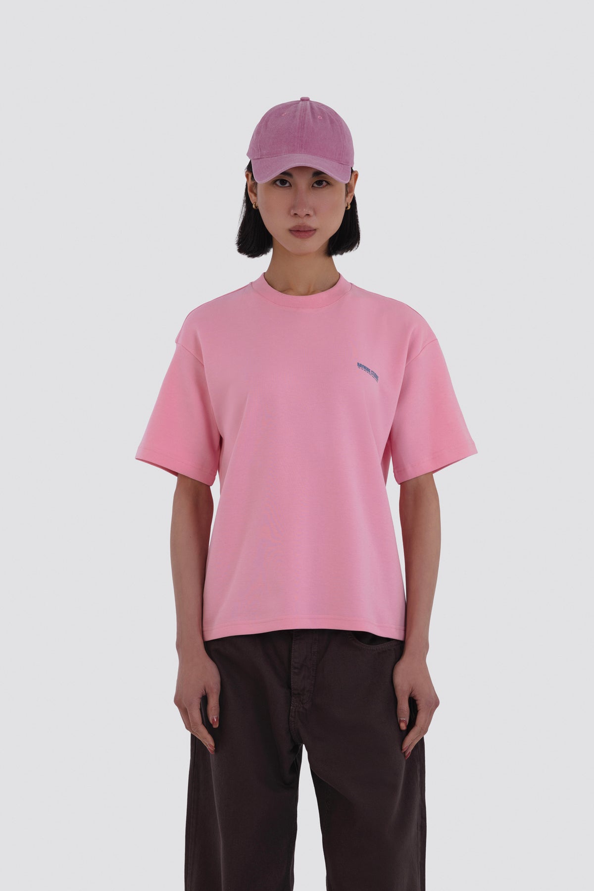04X Oversized Pink Baynoire Studios E2 T-Shirt