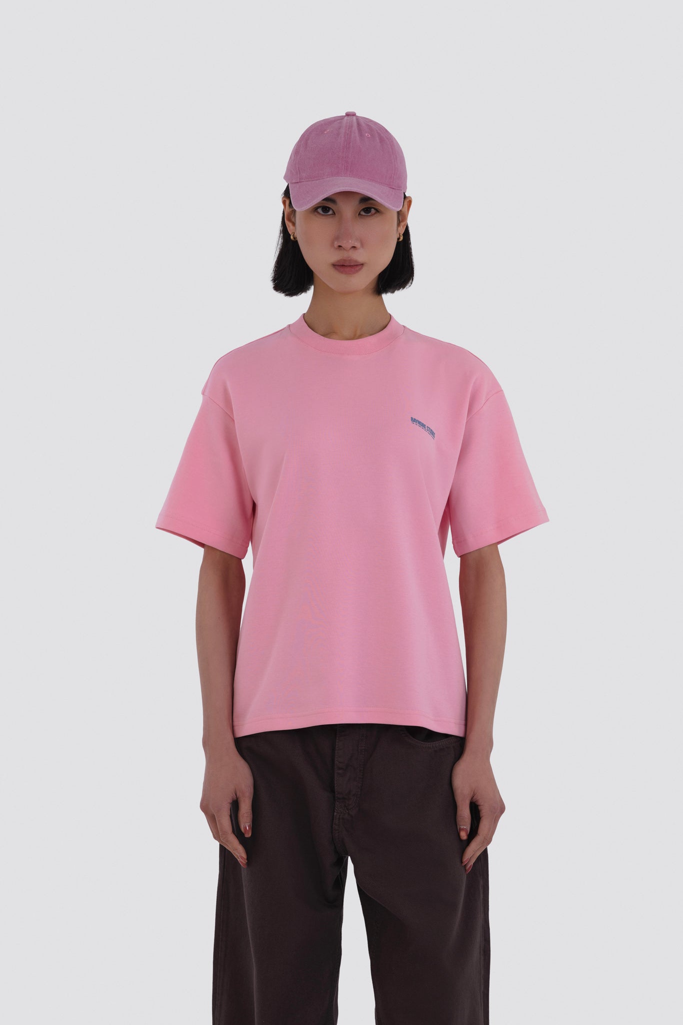 04X Oversized Pink Baynoire Studios E2 T-Shirt