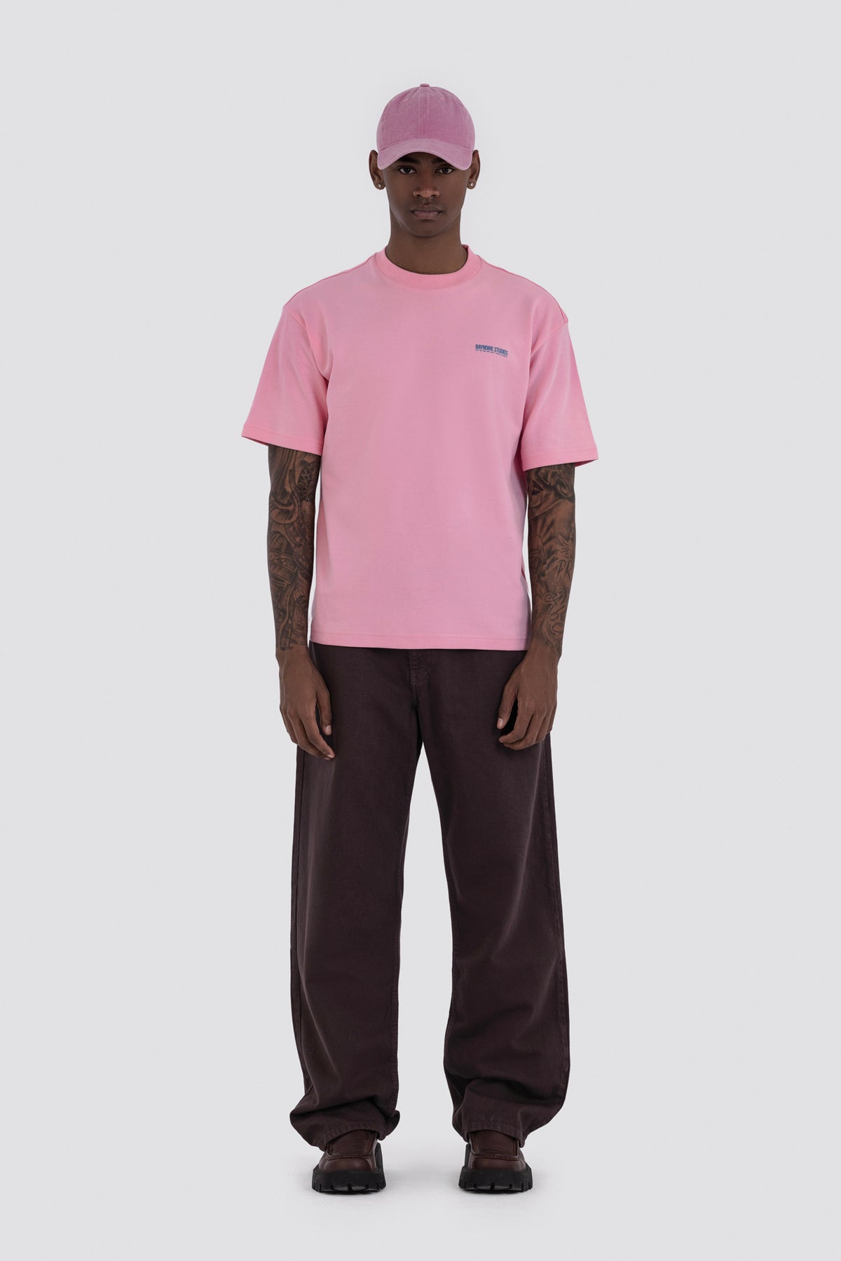04X Oversized Pink Baynoire Studios E2 T-Shirt