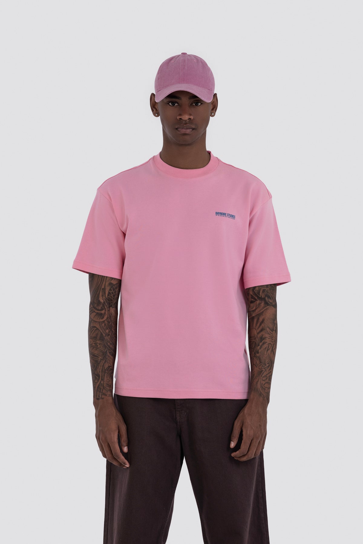 04X Oversized Pink Baynoire Studios E2 T-Shirt