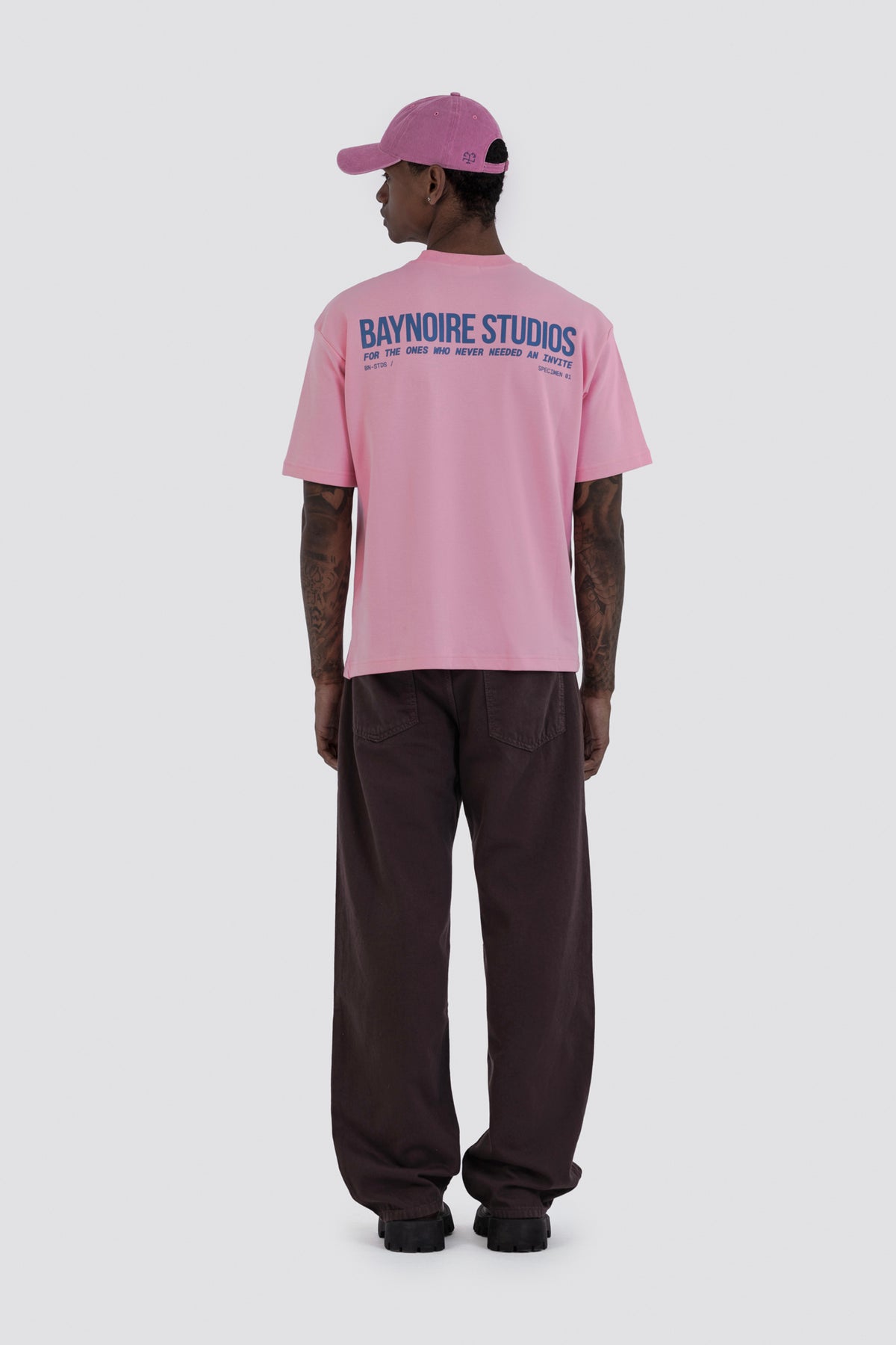 04X Oversized Pink Baynoire Studios E2 T-Shirt