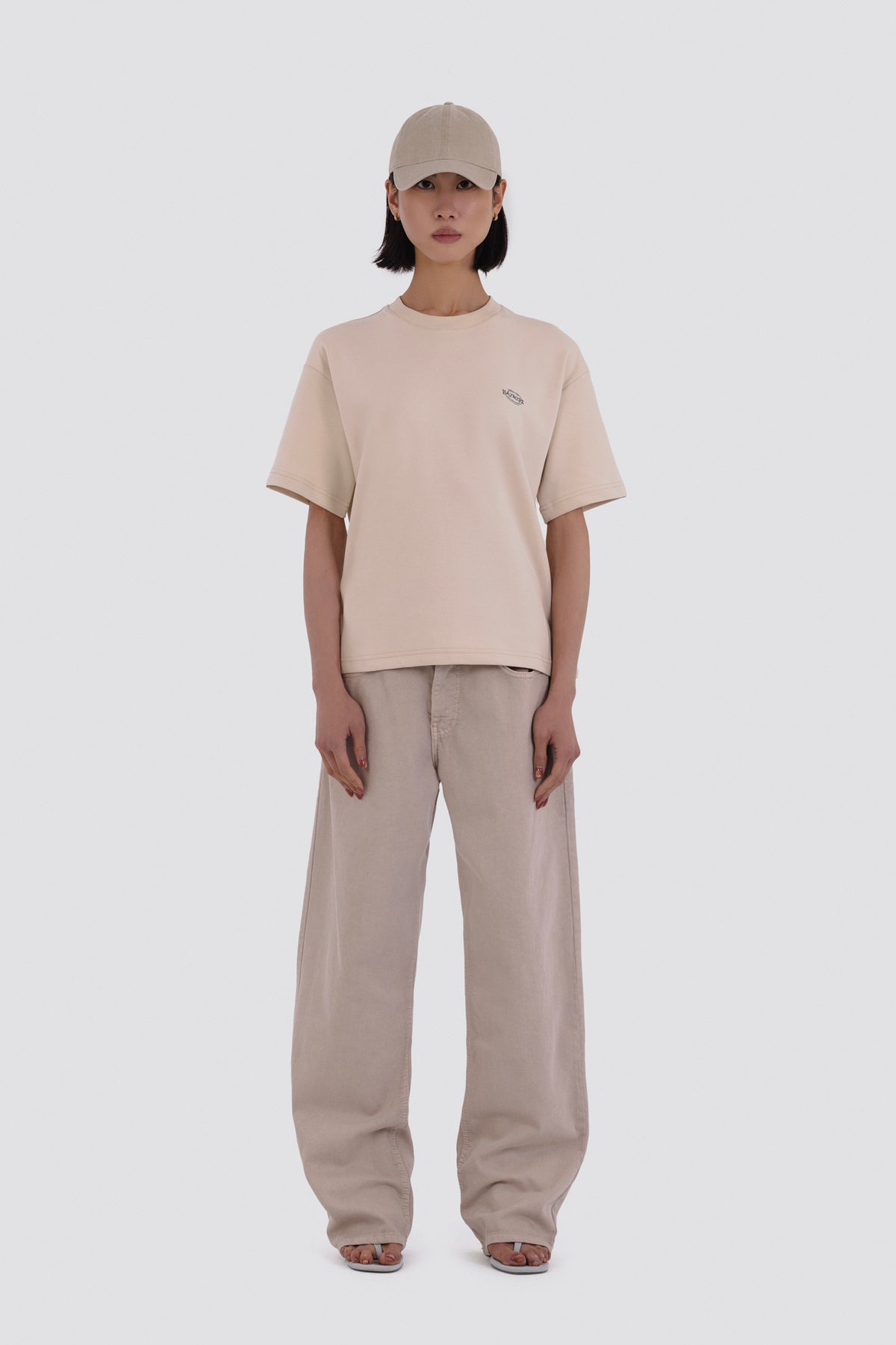 04X Oversized Taupe Not Everywhere T-Shirt