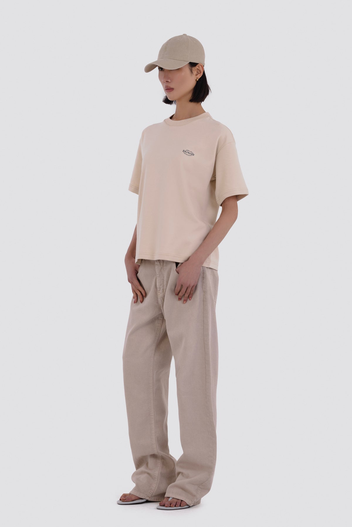 04X Oversized Taupe Not Everywhere T-Shirt