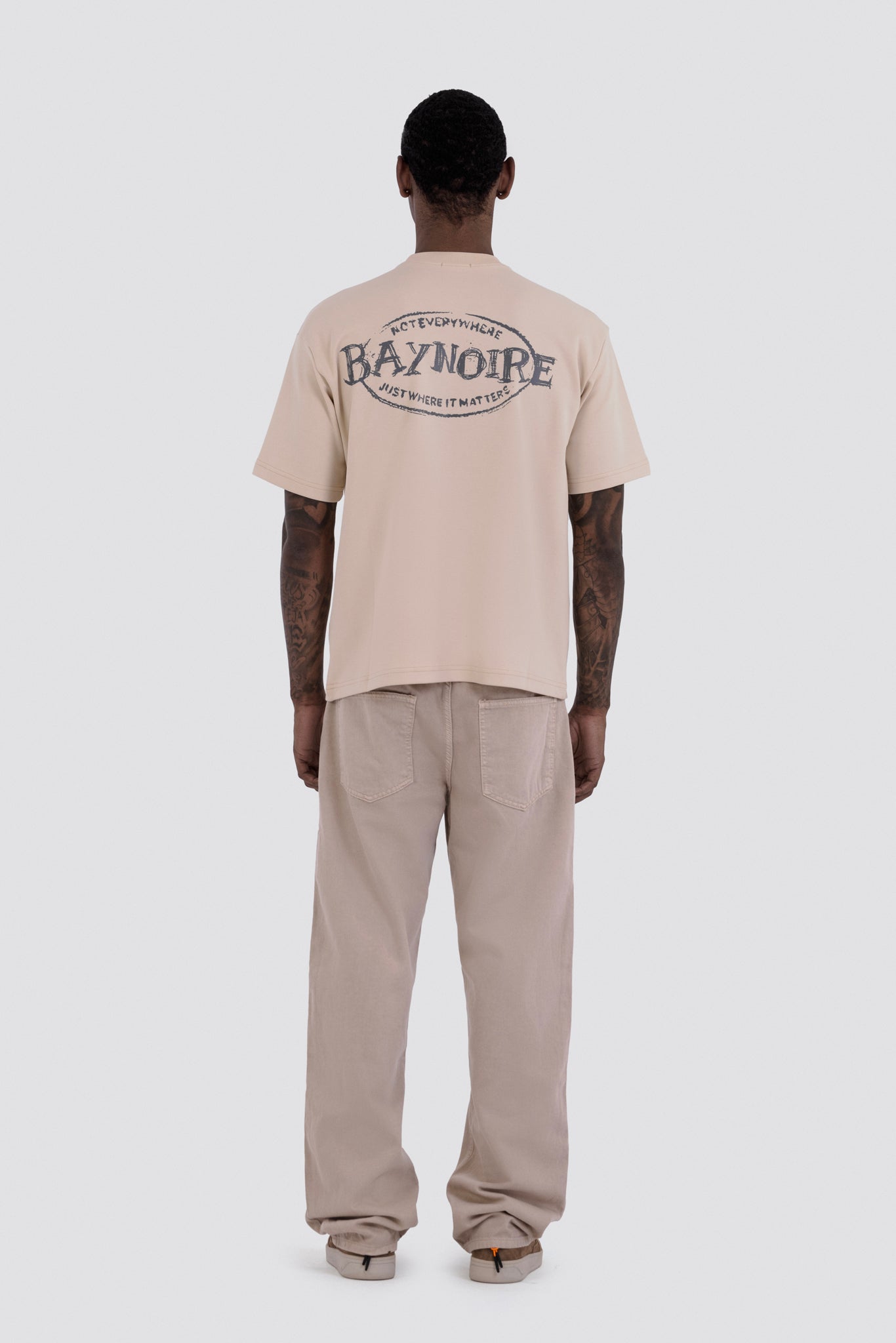 04X Oversized Taupe Not Everywhere T-Shirt