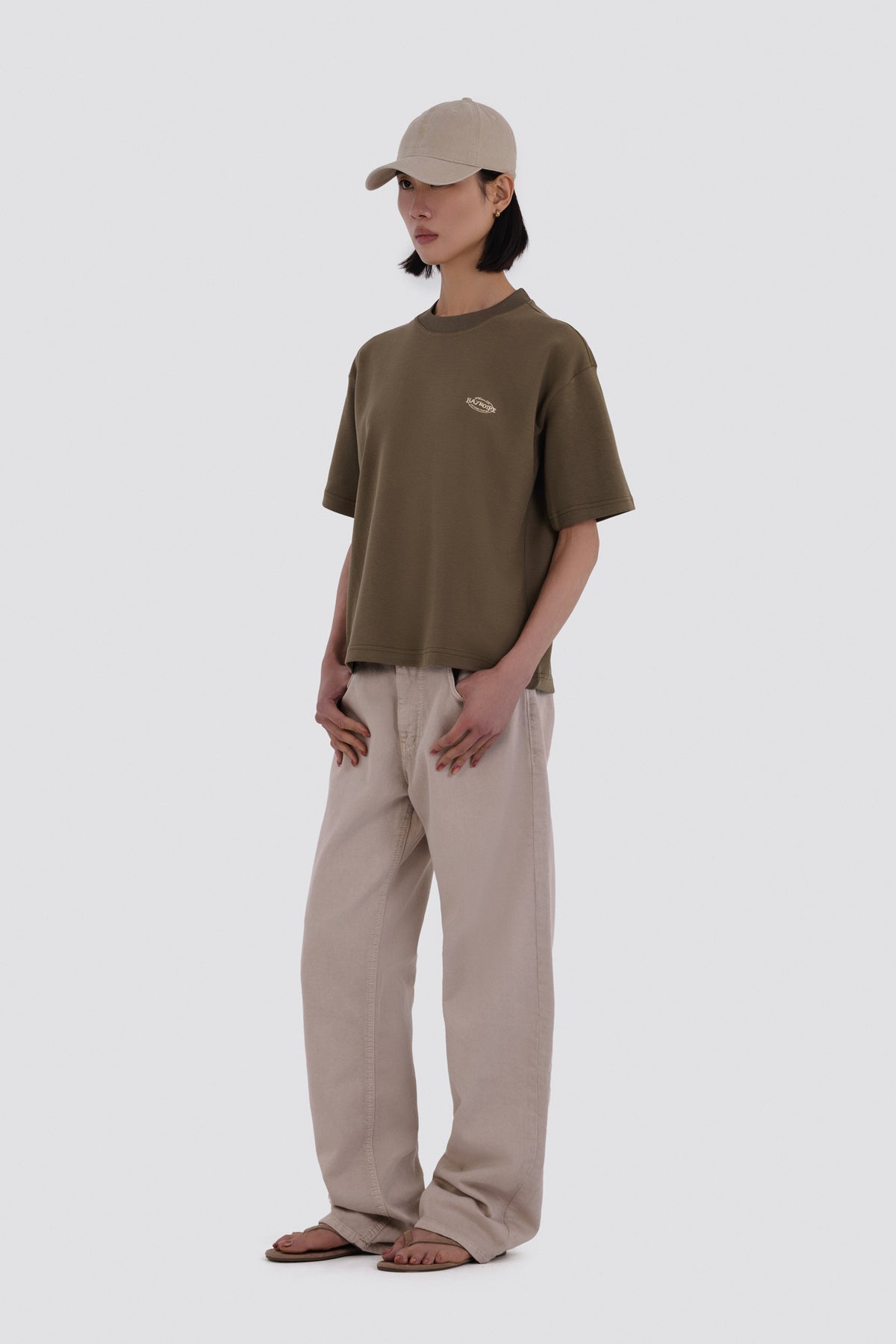 04X Oversized Olive Not Everywhere T-Shirt