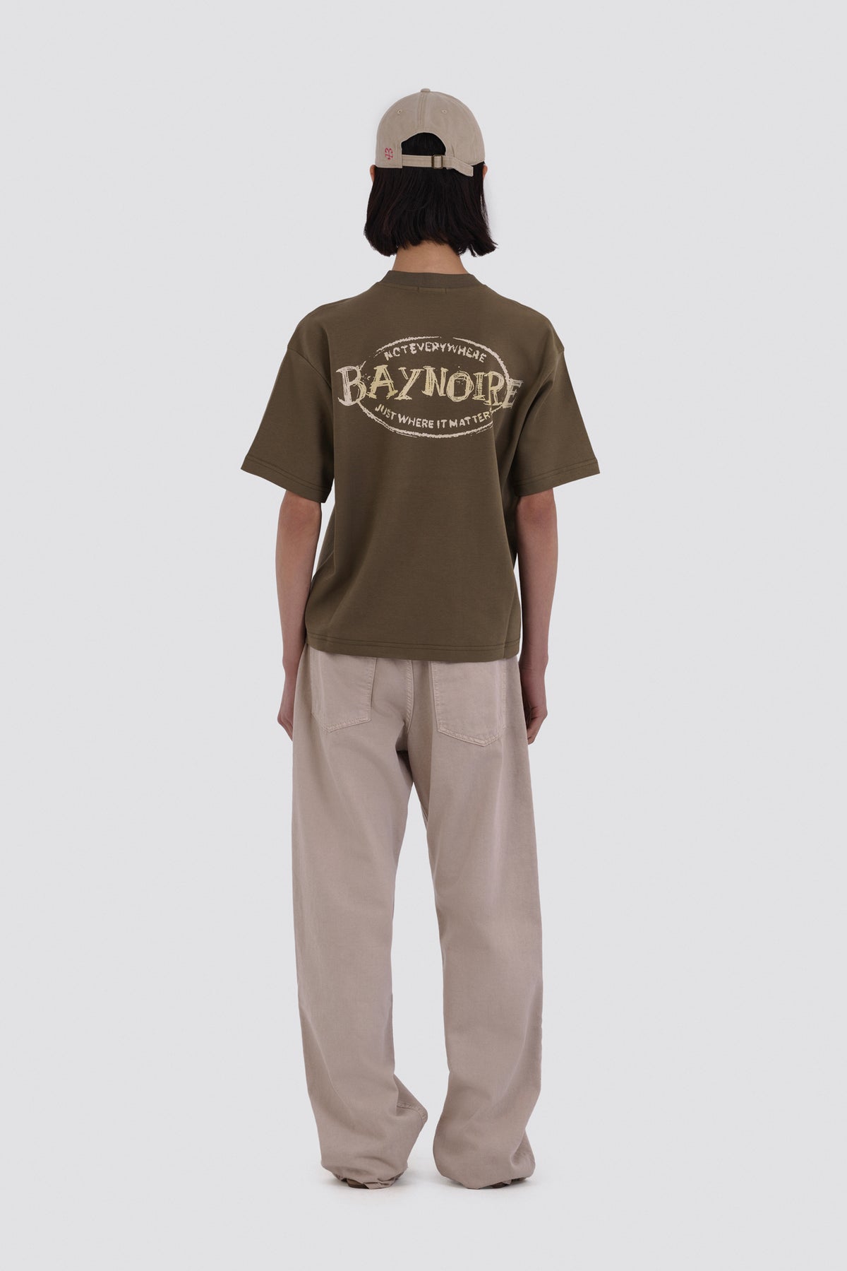 04X Oversized Olive Not Everywhere T-Shirt