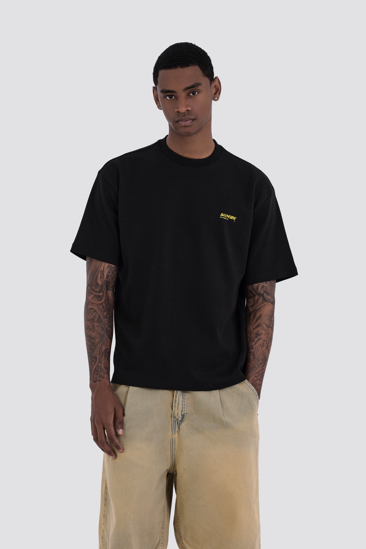 04X Oversized Black Pixel T-Shirt