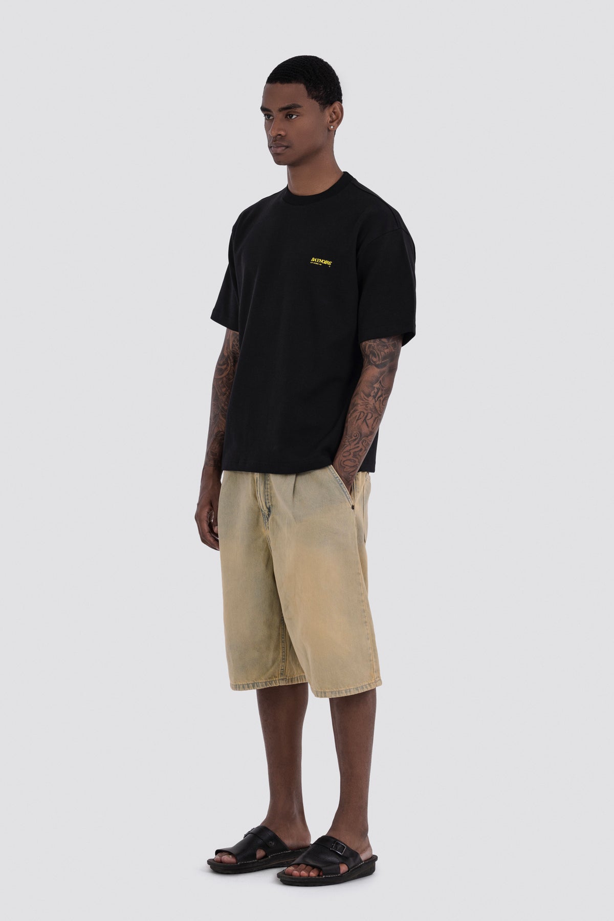 04X Oversized Black Pixel T-Shirt