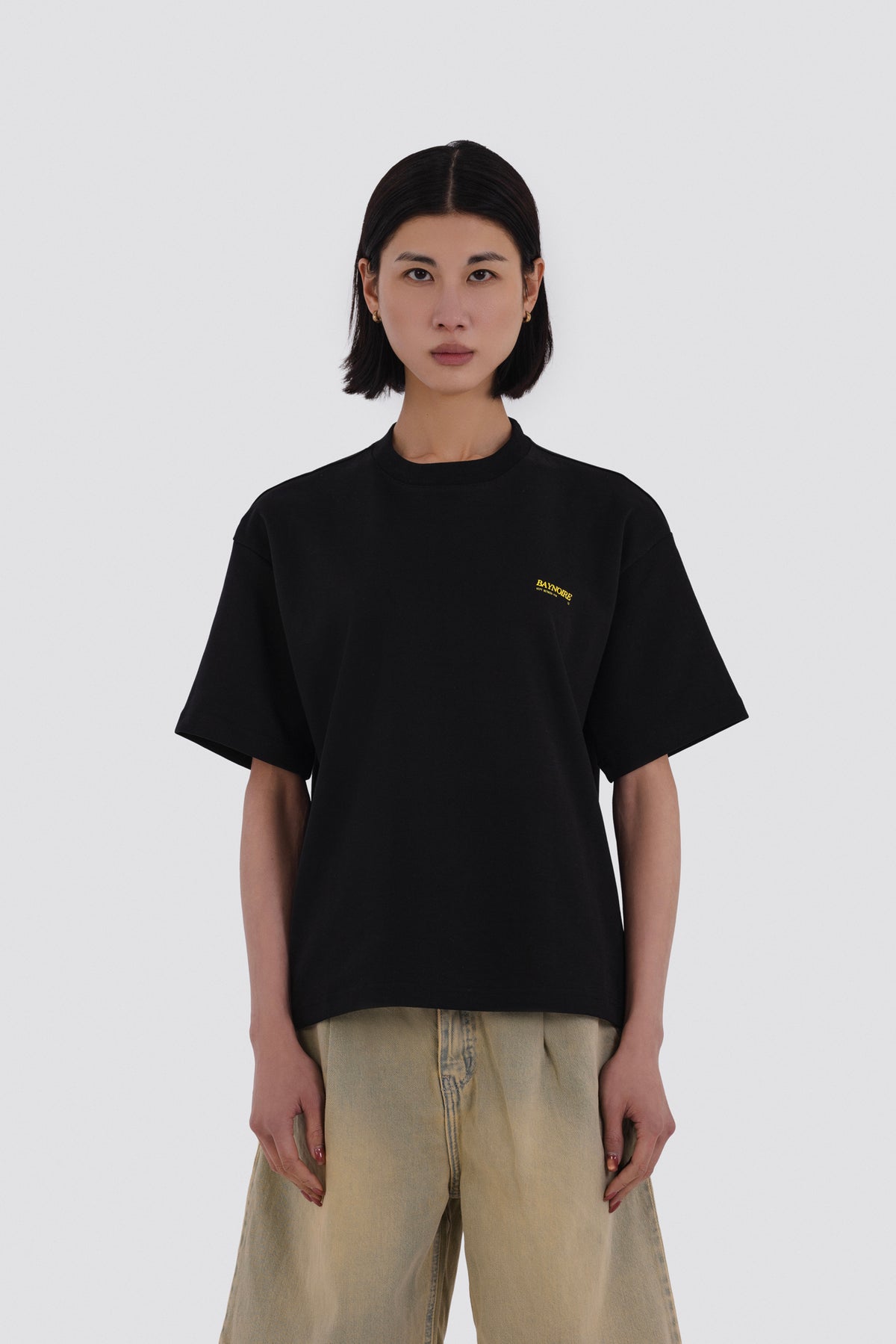 04X Oversized Black Pixel T-Shirt