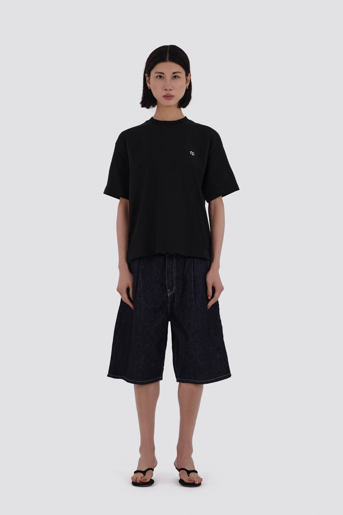 04X Oversized Black Monogram T-Shirt