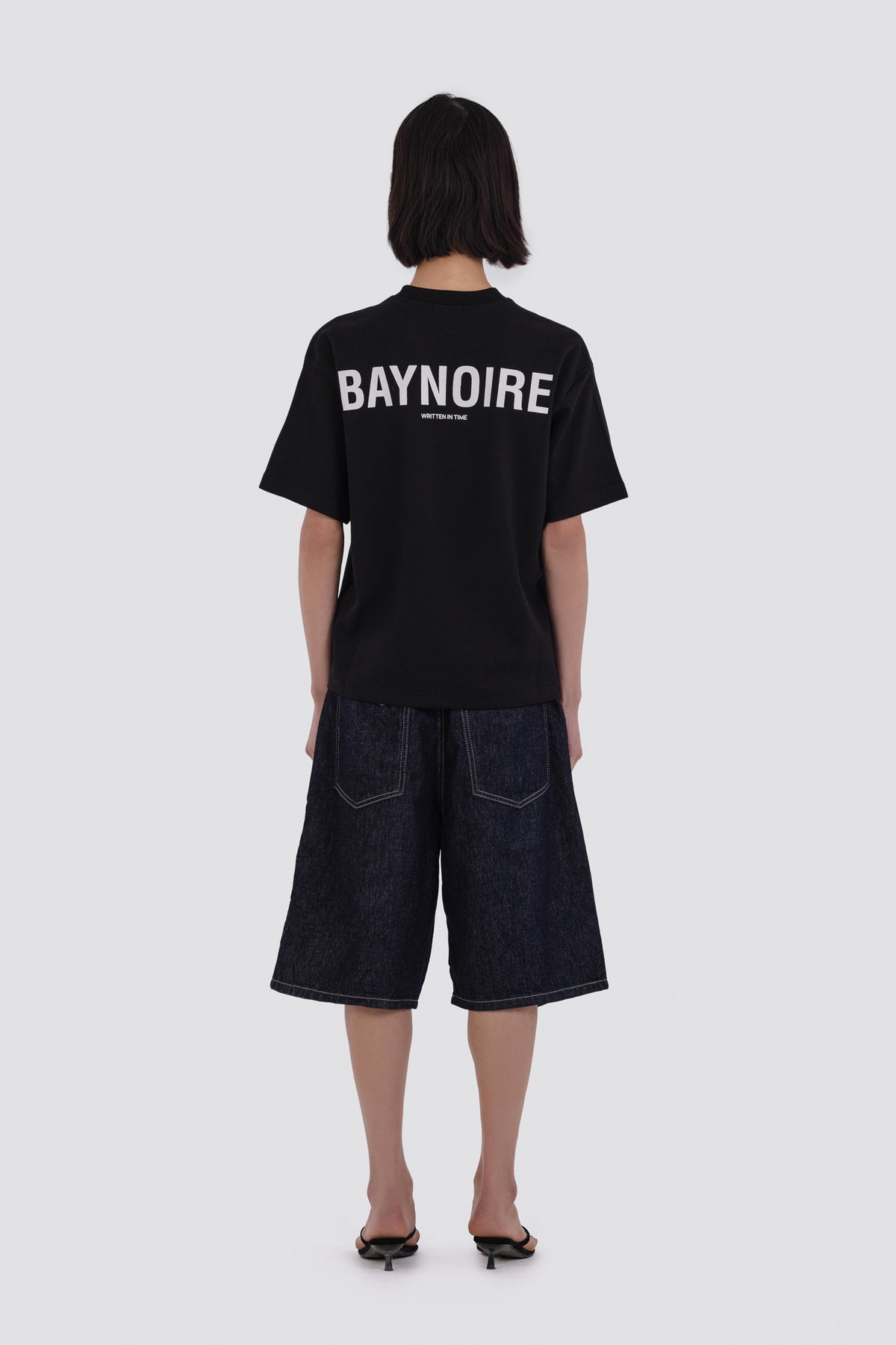 04X Oversized Black Monogram T-Shirt
