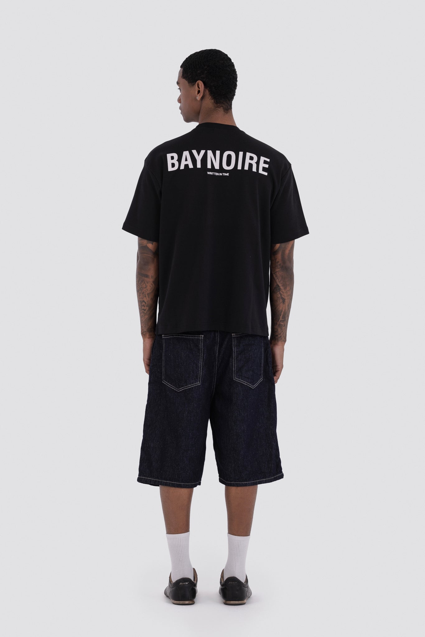 04X Oversized Black Monogram T-Shirt