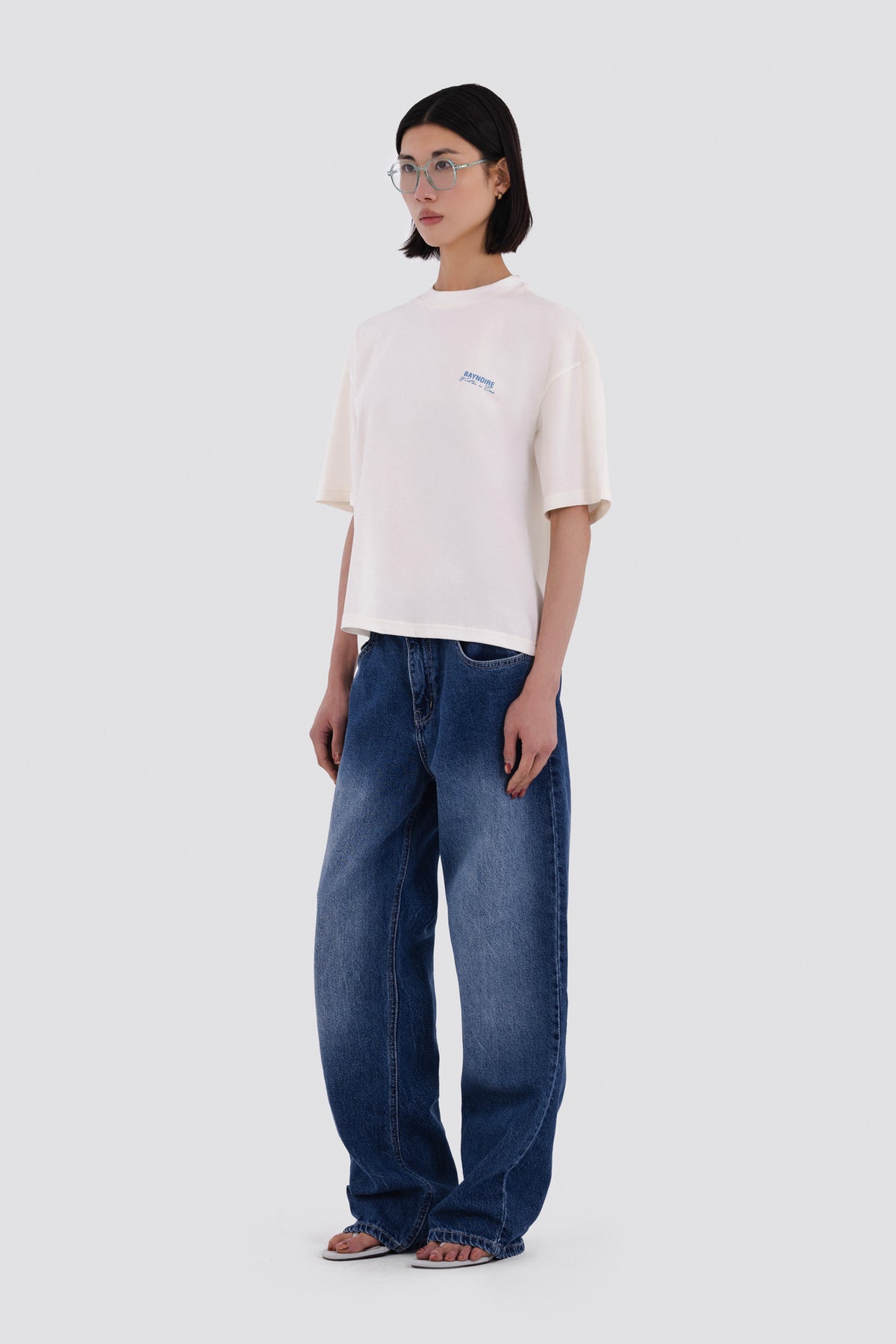 04X Oversized WIT White T-Shirt