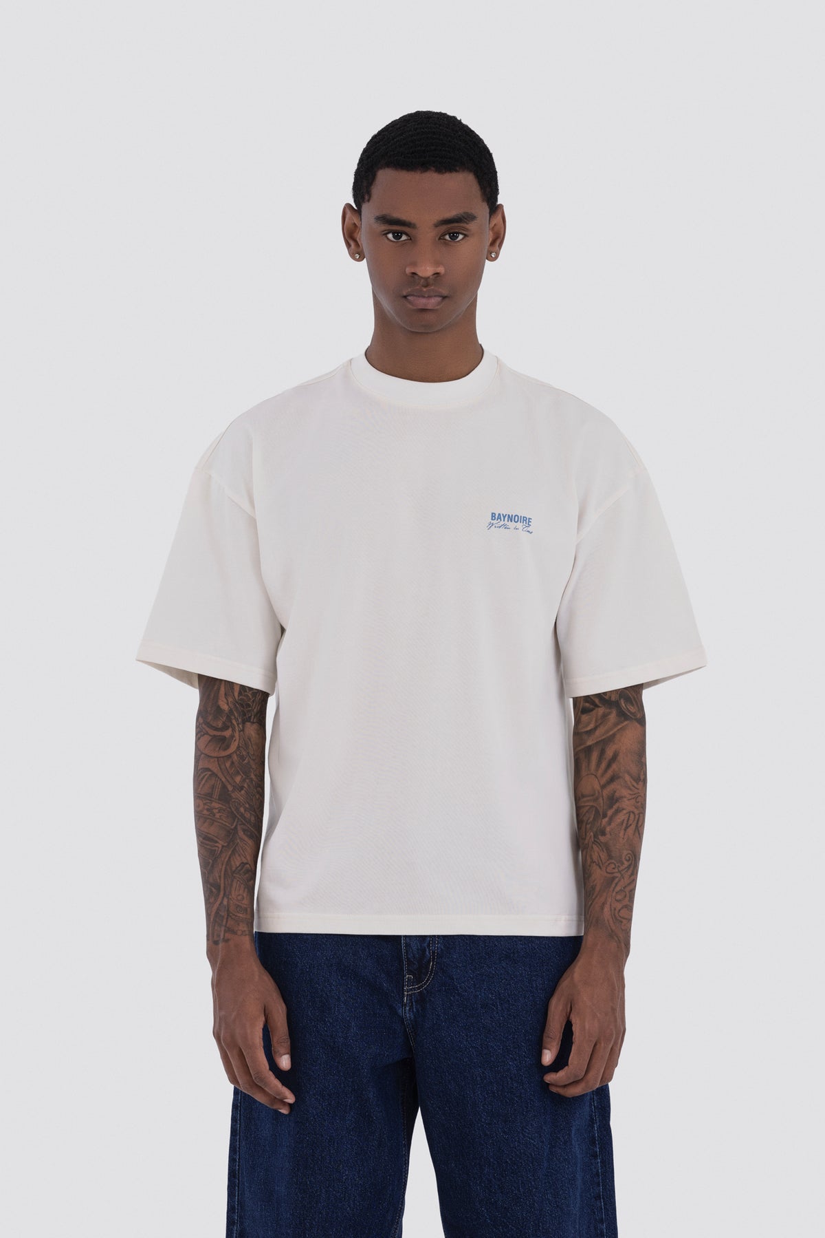 04X Oversized WIT White T-Shirt
