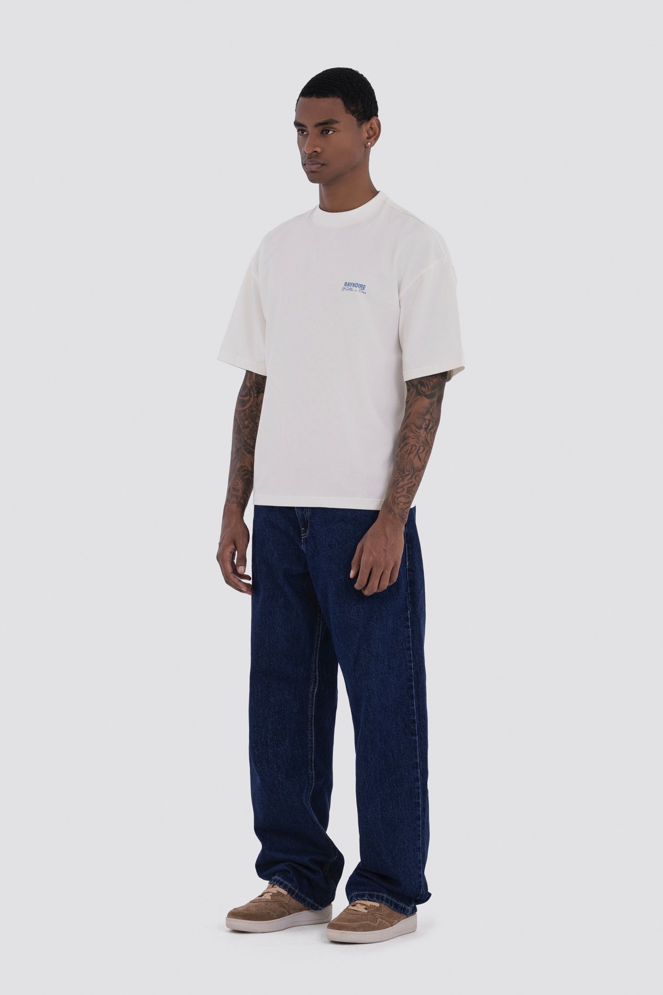 04X Oversized WIT White T-Shirt