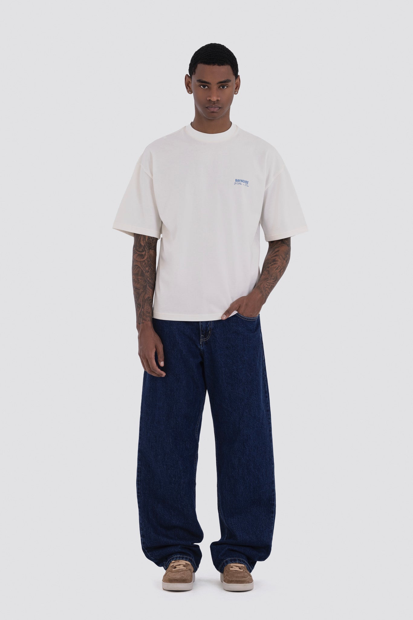 04X Oversized WIT White T-Shirt