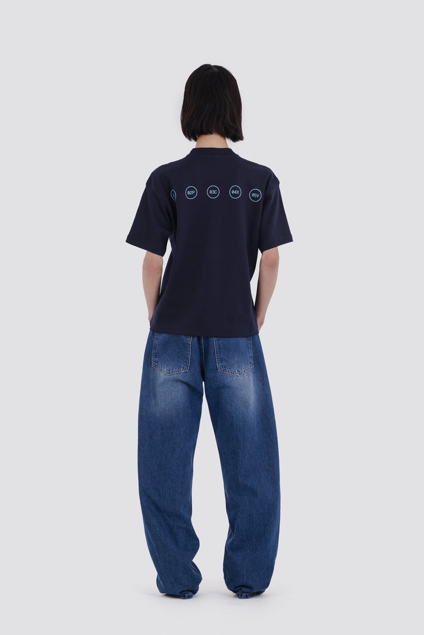 04X Oversized Navy EPCXV T-Shirt