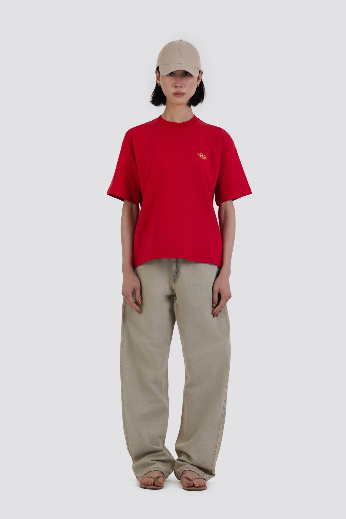 04X Oversized Red Not Everywhere T-Shirt