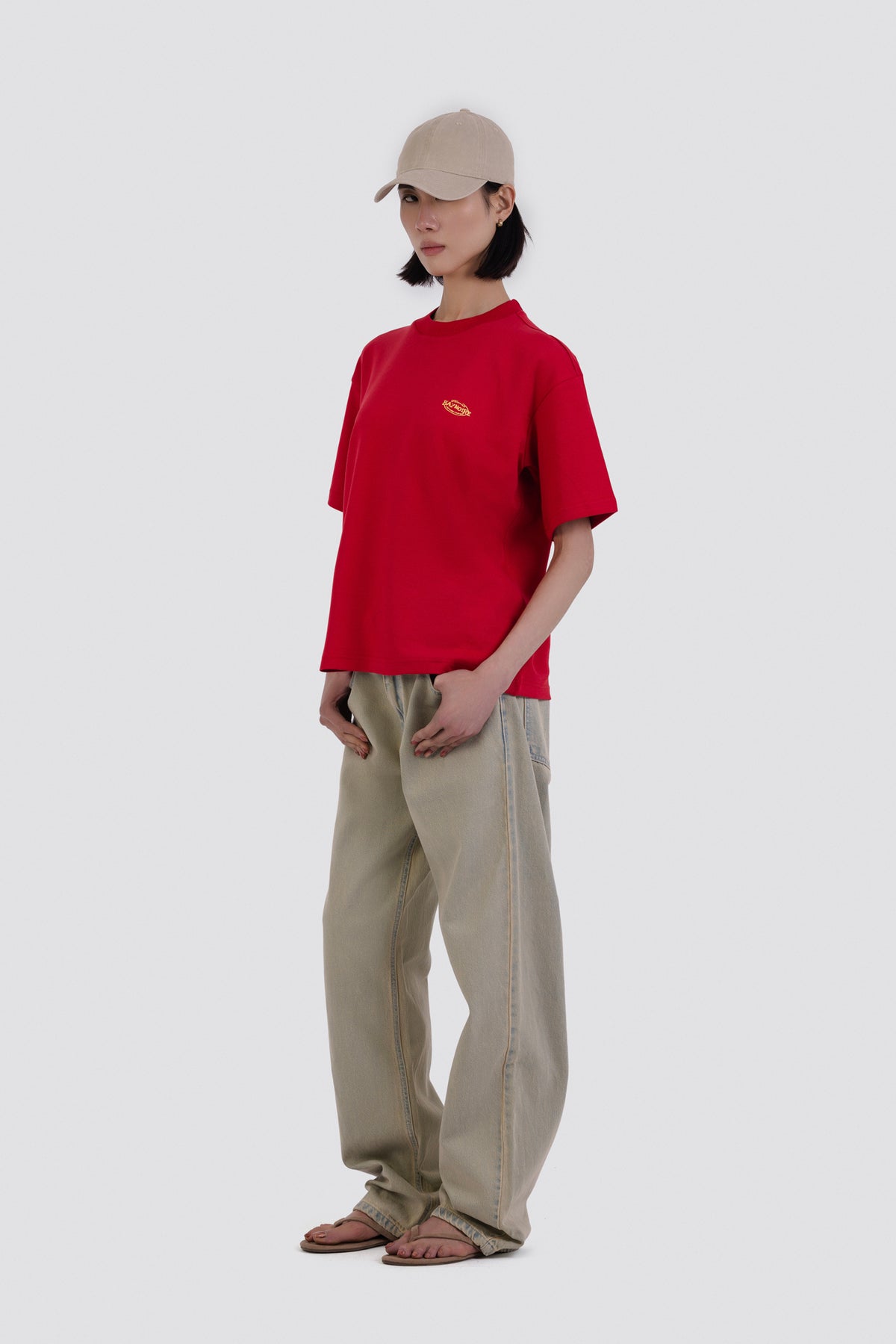04X Oversized Red Not Everywhere T-Shirt
