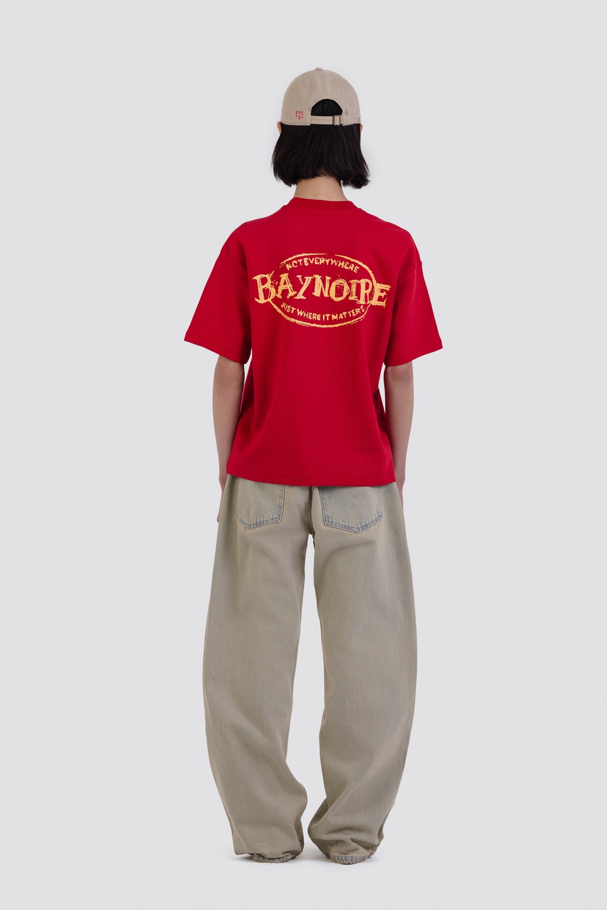 04X Oversized Red Not Everywhere T-Shirt
