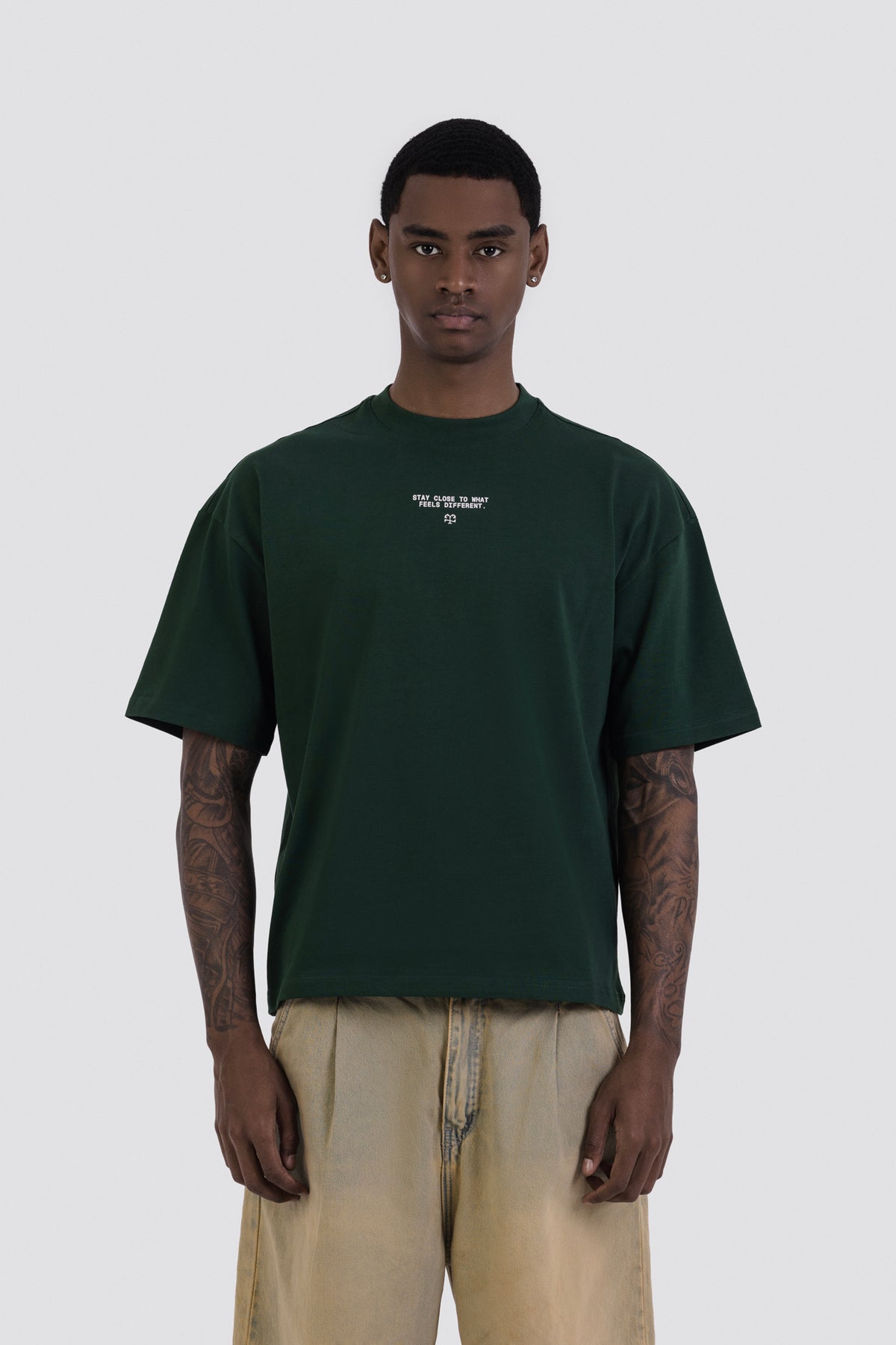 04X Oversized Stay Close Forest T-Shirt