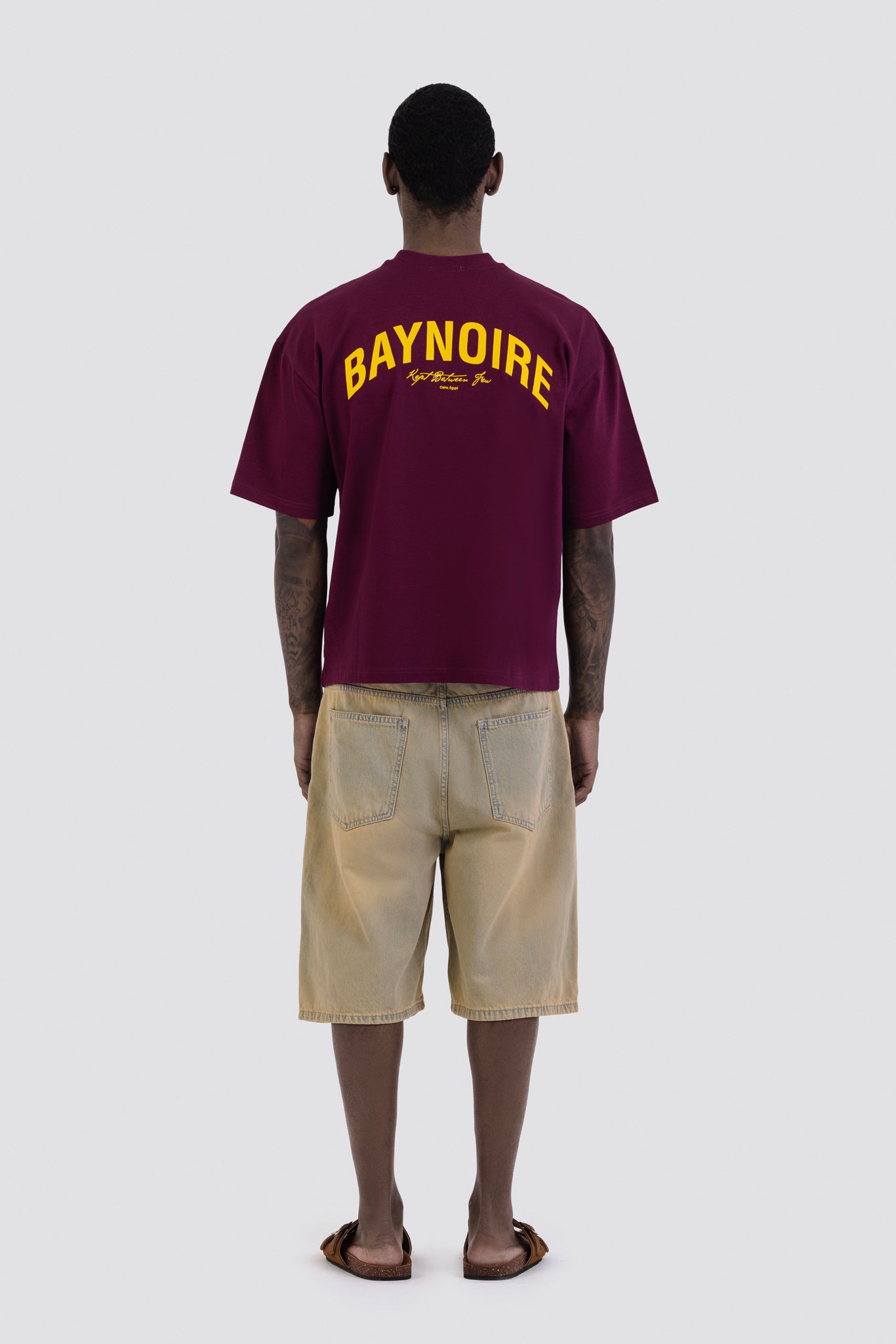 04X Oversized KBF Burgundy T-Shirt
