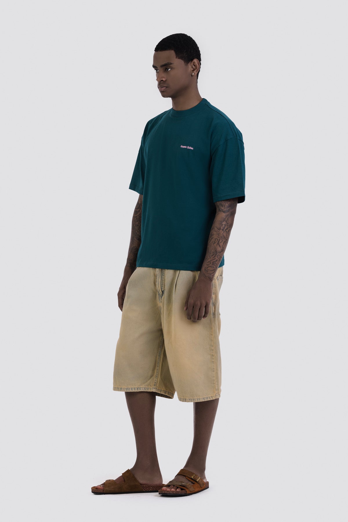 04X Oversized Medieval BYN Teal T-Shirt